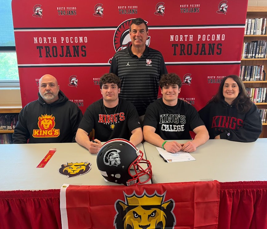 North Pocono’s Seamus Maguire and Aidan Maguire will continue their...