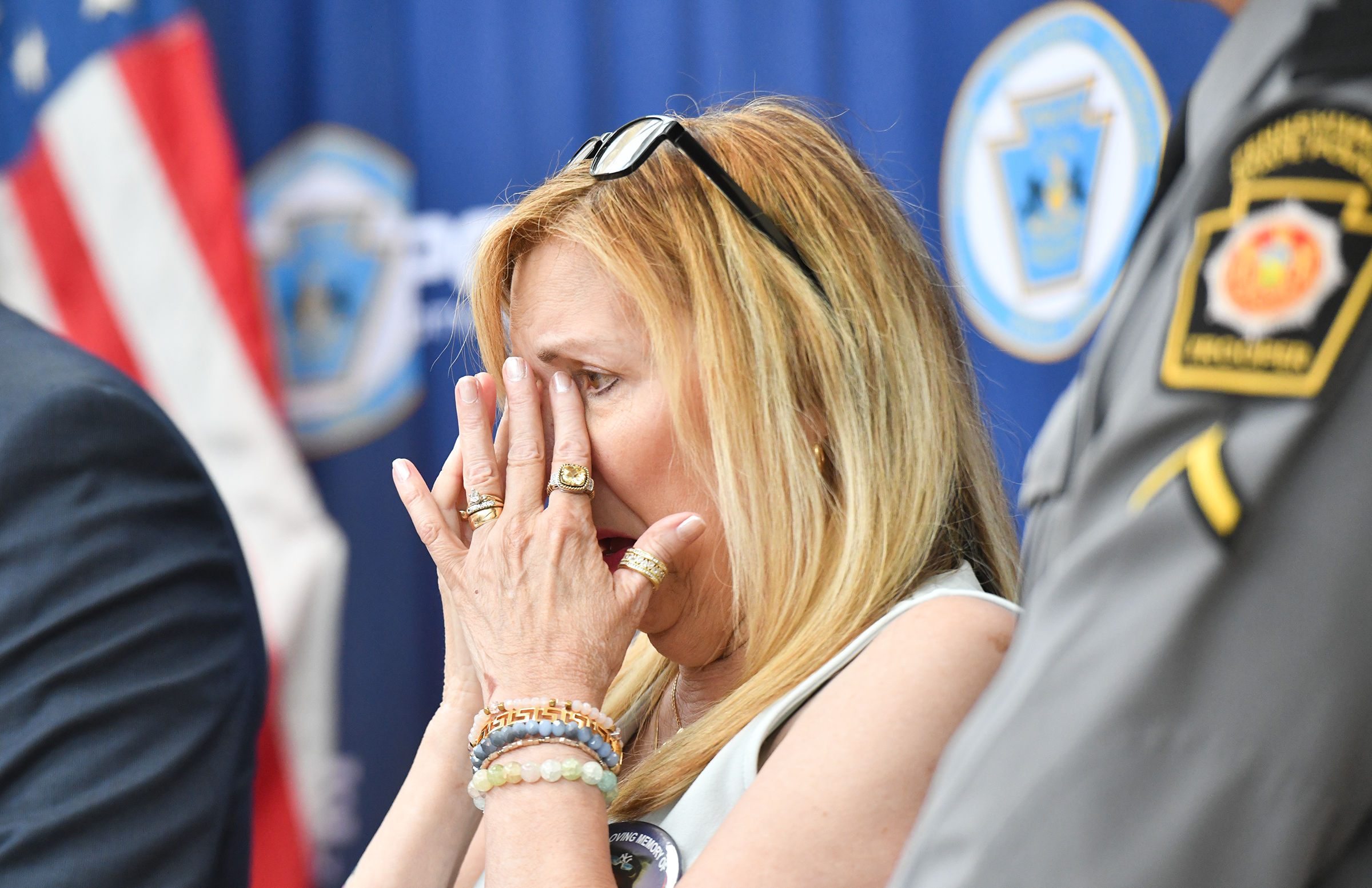 Traffic Safety Advocate Eileen Miller is emotional after talking about...