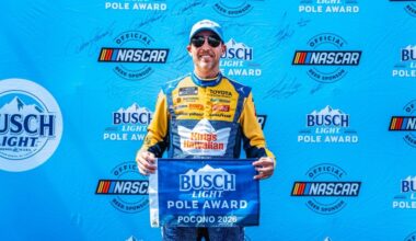 NASCAR AT POCONO: Hamlin wins pole for Great American Getaway 400 – Scranton Times-Tribune