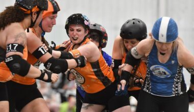 Roller derby's B-teams in action all weekend