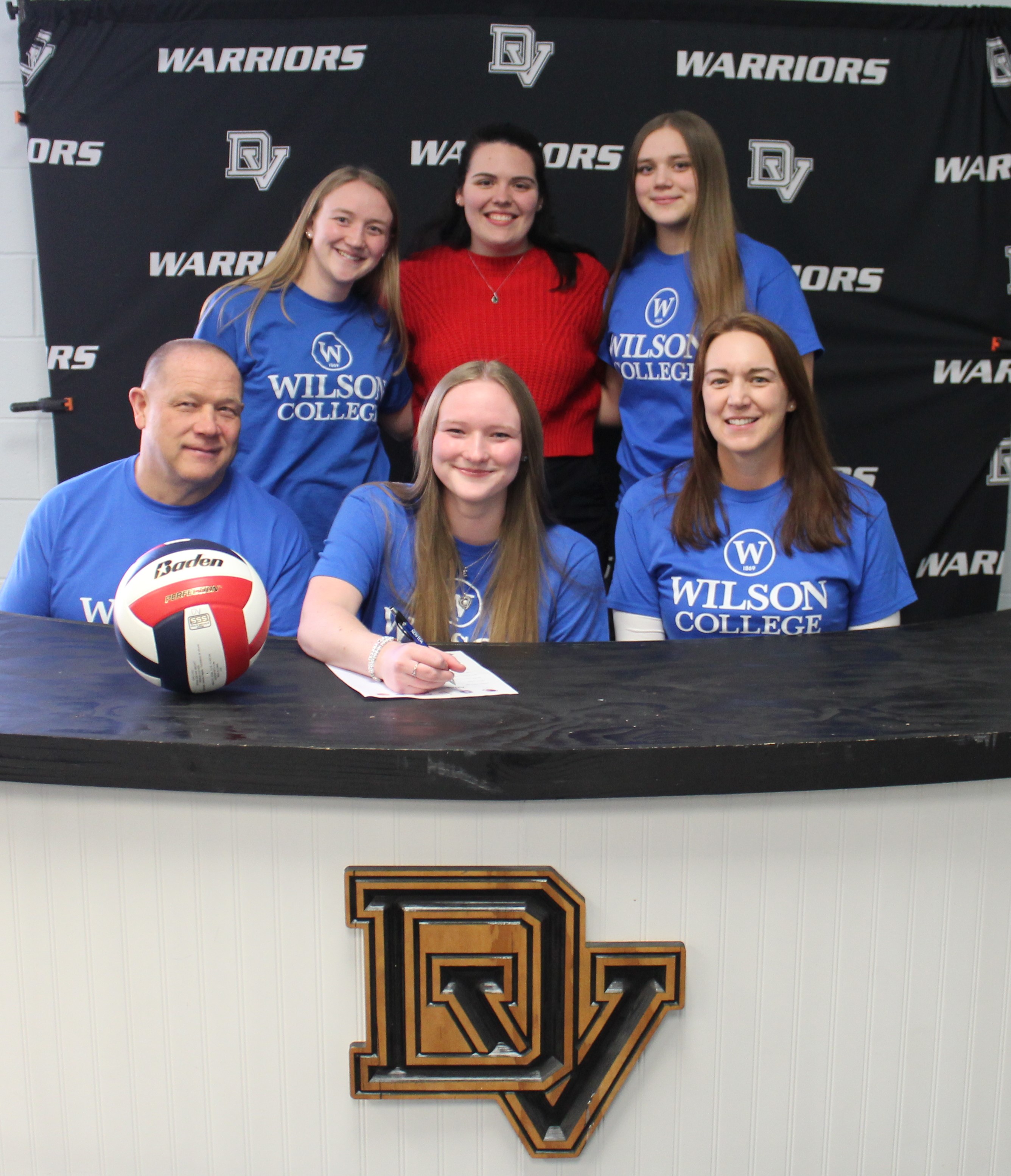 Delaware Valley volleyball player Emiley Hughes will continue her academic...