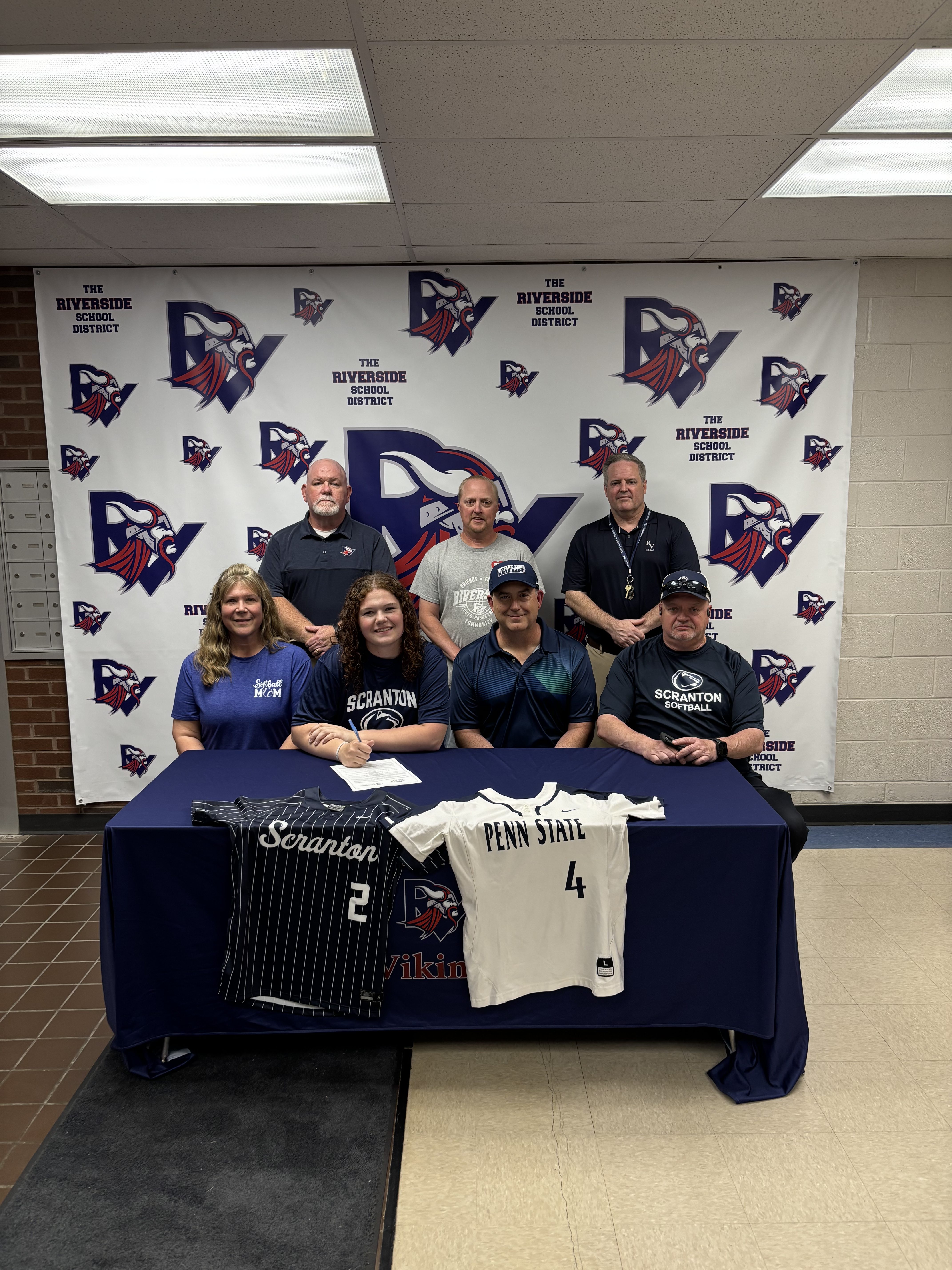 Riverside’s Mackenzie Keller will continue her academic and softball careers...