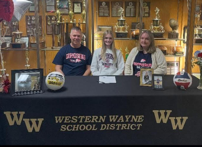Western Wayne senior Lauren Beamer will continue her academic and...