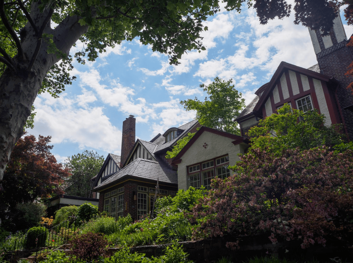 West Philly's Garden Court: Canopies, curiosities and creativity