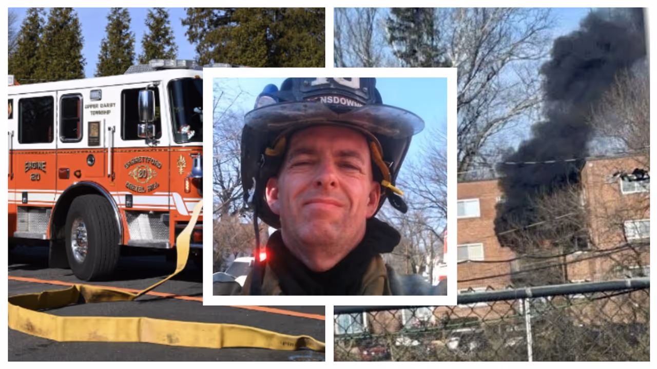 Lansdowne Firefighter Killed In Drexel Hill Apartment Fire That Injured Wife, Displaced 75