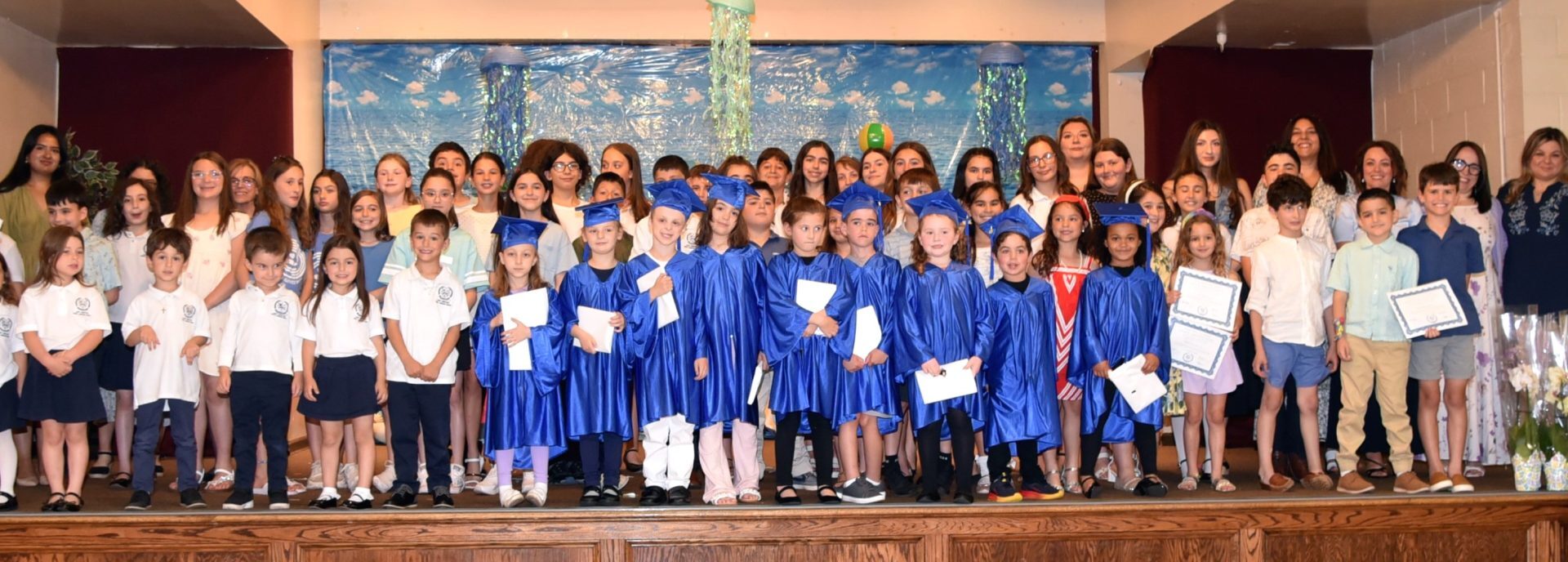 St. Demetrios Greek School in Upper Darby, PA, held its Graduation Ceremony on June 7. Photo: St. Demetrios Greek School in Upper Darby, PA