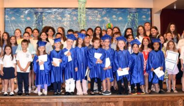St. Demetrios Greek School in Upper Darby, PA, held its Graduation Ceremony on June 7. Photo: St. Demetrios Greek School in Upper Darby, PA