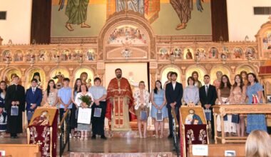The community of St.Demetrios in Upper Darby, PA, celebrated the achievements of their graduates on June 7. Photo: Courtesy of St. Demetrios Upper Darby, PA
