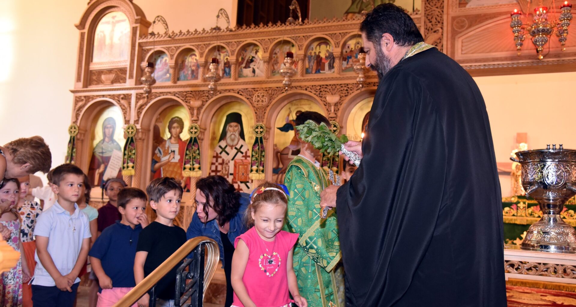 The Blessing Service at St. Demetrios Greek School in Upper Darby, PA