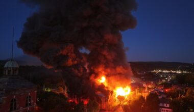 Allentown fire seen from multiple angles: Video