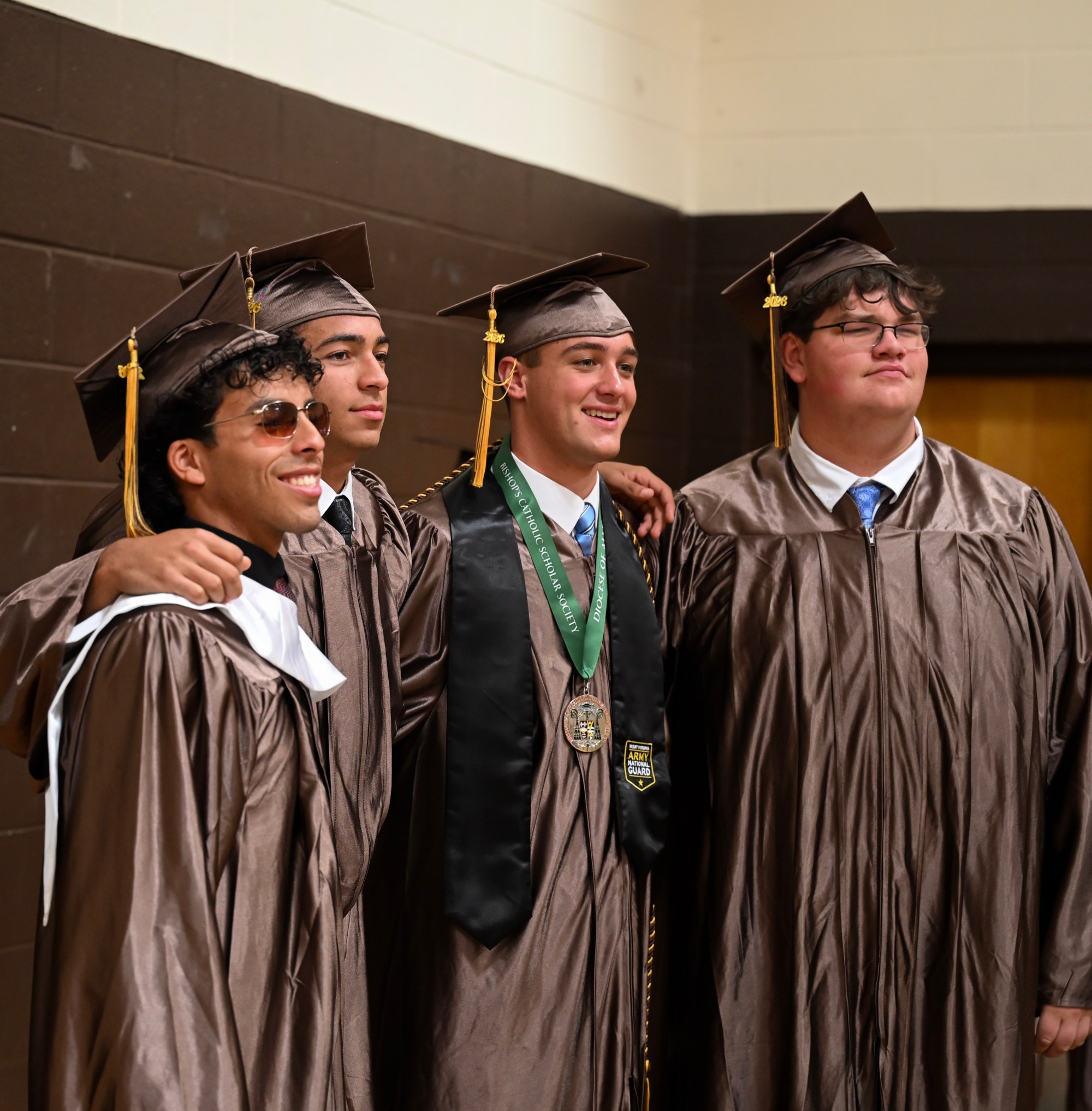 Bethlehem Catholic High School held its graduation Tuesday, June 2, 2026, at the high school auditorium in Bethlehem. Seniors gathered in the gymnasium before lining up to enter the ceremony. (Avery Folmar/The Morning Call)