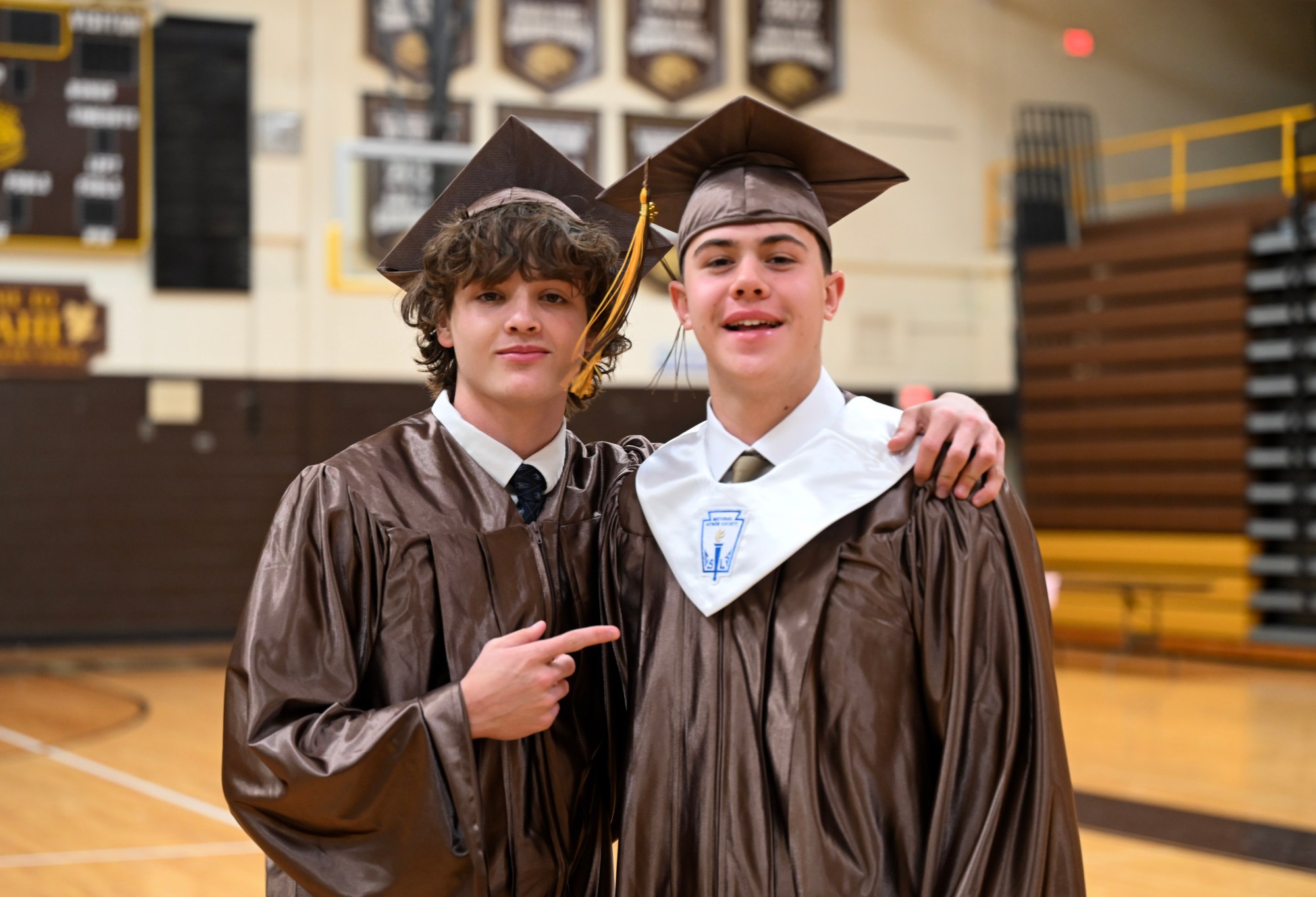 Bethlehem Catholic High School held its graduation Tuesday, June 2, 2026, at the high school auditorium in Bethlehem. Seniors gathered in the gymnasium before lining up to enter the ceremony. (Avery Folmar/The Morning Call)