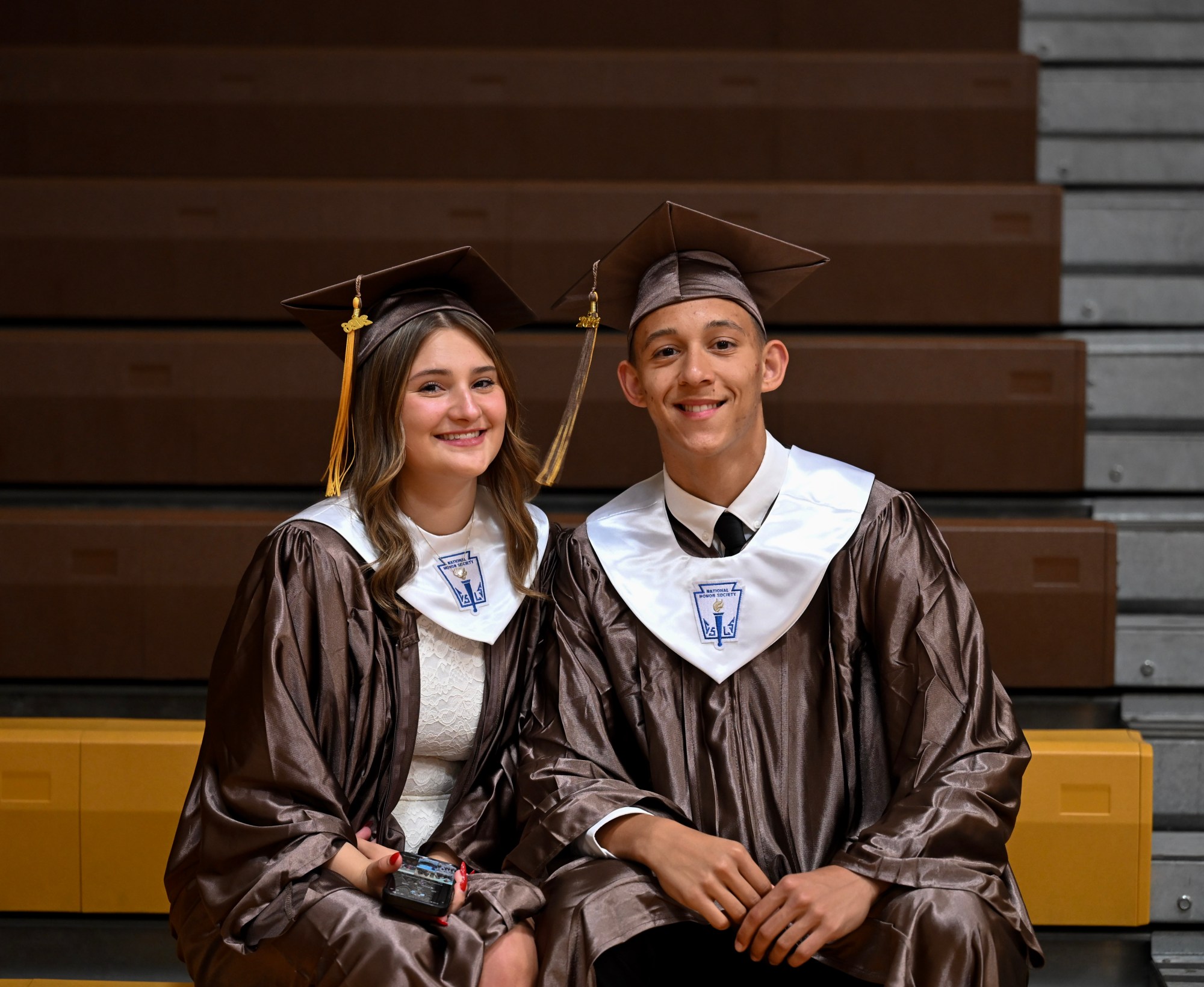 Bethlehem Catholic High School held its graduation Tuesday, June 2, 2026, at the high school auditorium in Bethlehem. Seniors gathered in the gymnasium before lining up to enter the ceremony. (Avery Folmar/The Morning Call)