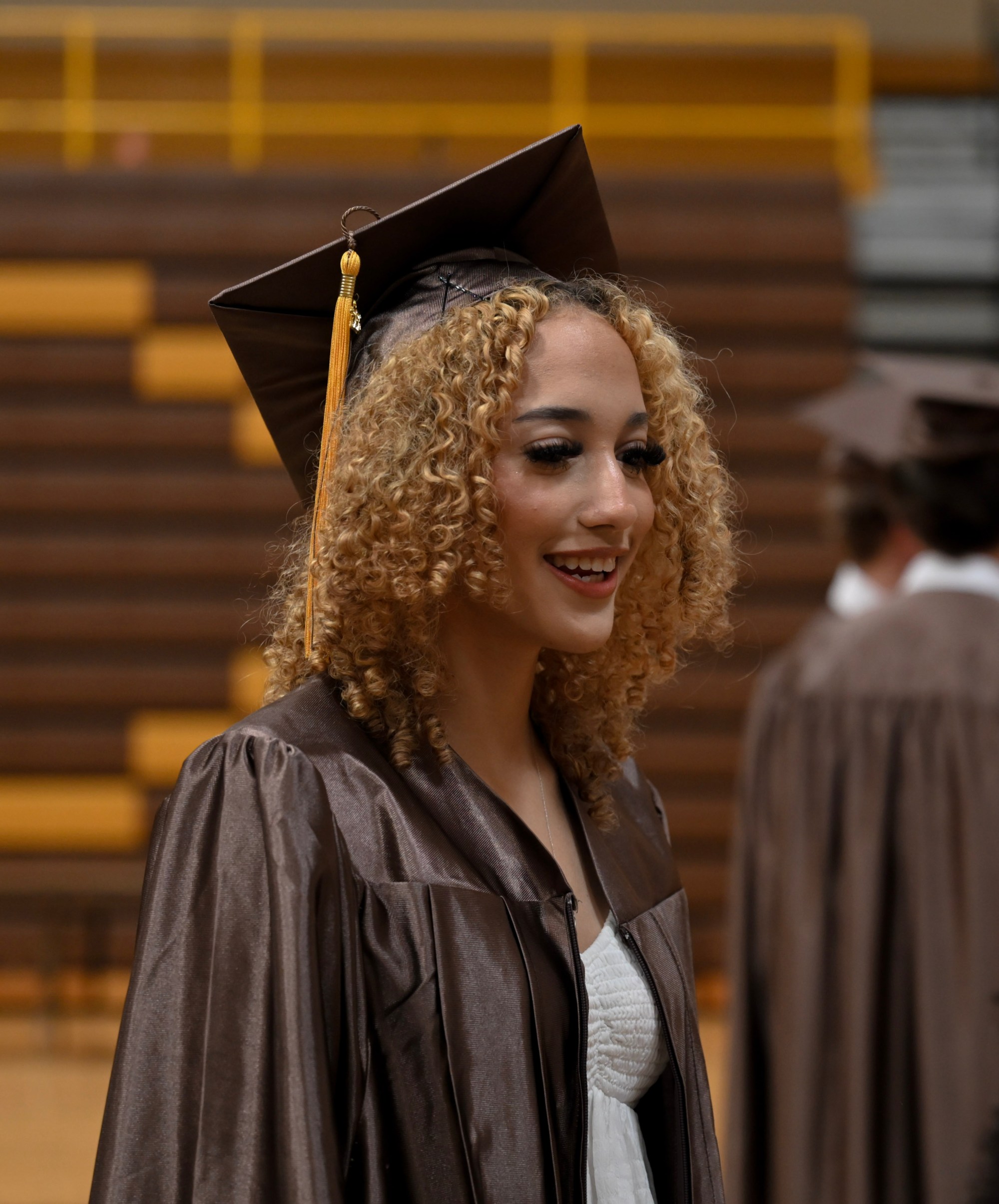 Bethlehem Catholic High School held its graduation Tuesday, June 2, 2026, at the high school auditorium in Bethlehem. Seniors gathered in the gymnasium before lining up to enter the ceremony. (Avery Folmar/The Morning Call)
