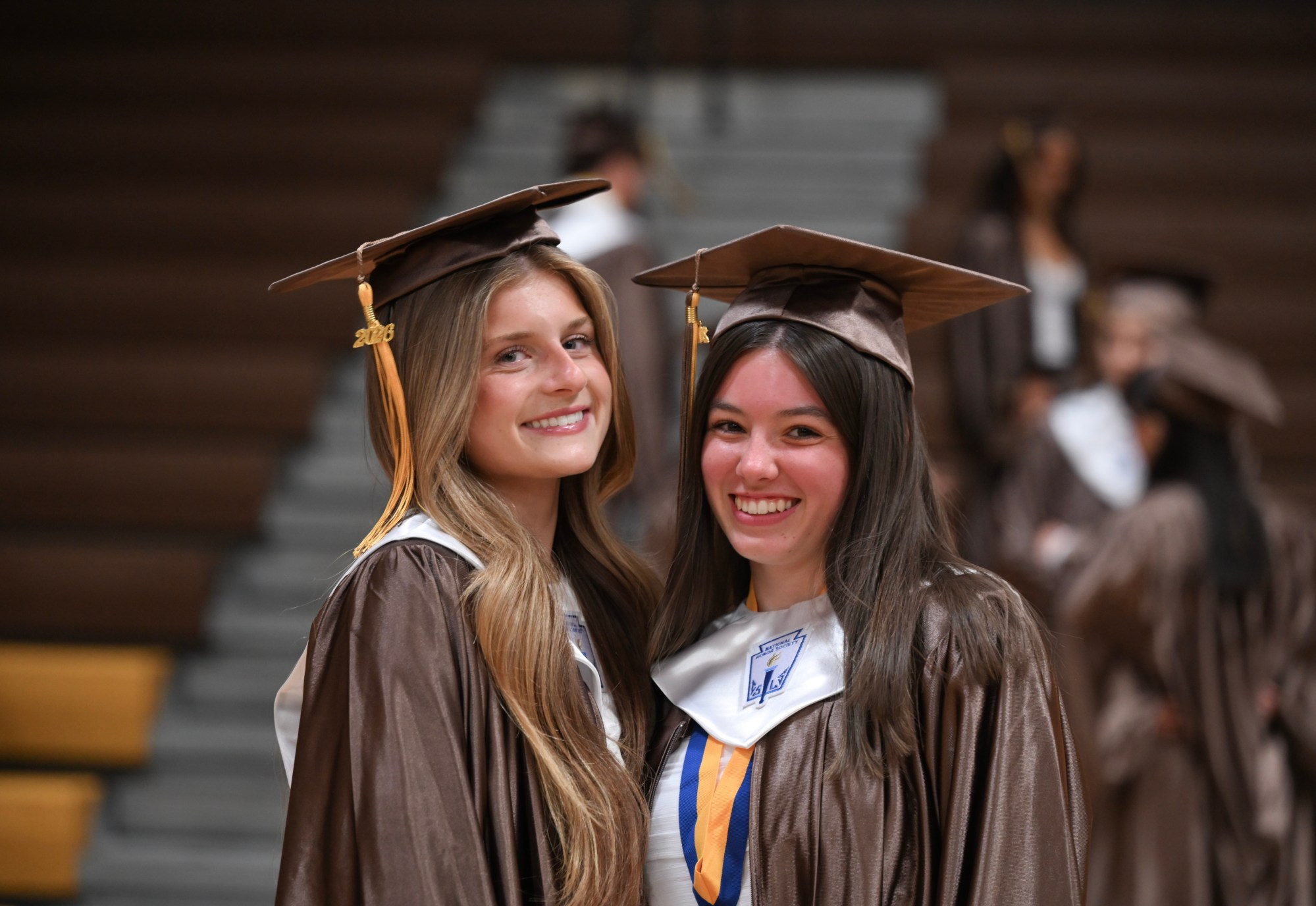 Bethlehem Catholic High School held its graduation Tuesday, June 2, 2026, at the high school auditorium in Bethlehem. Seniors gathered in the gymnasium before lining up to enter the ceremony. (Avery Folmar/The Morning Call)