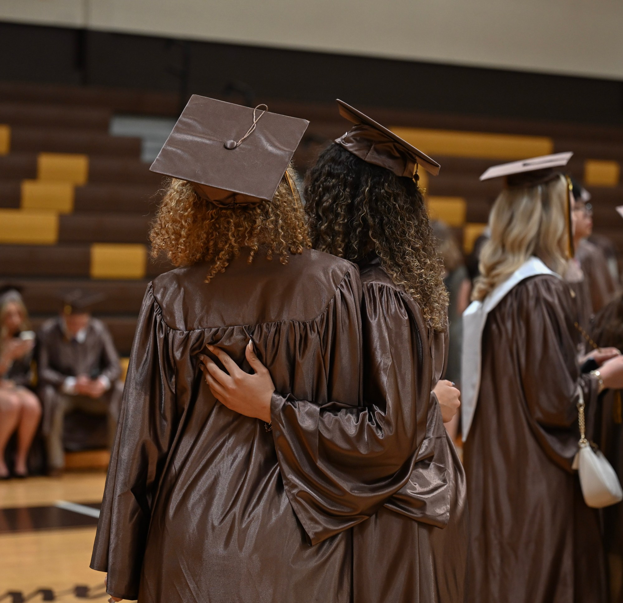 Bethlehem Catholic High School held its graduation Tuesday, June 2, 2026, at the high school auditorium in Bethlehem. Seniors gathered in the gymnasium before lining up to enter the ceremony. (Avery Folmar/The Morning Call)
