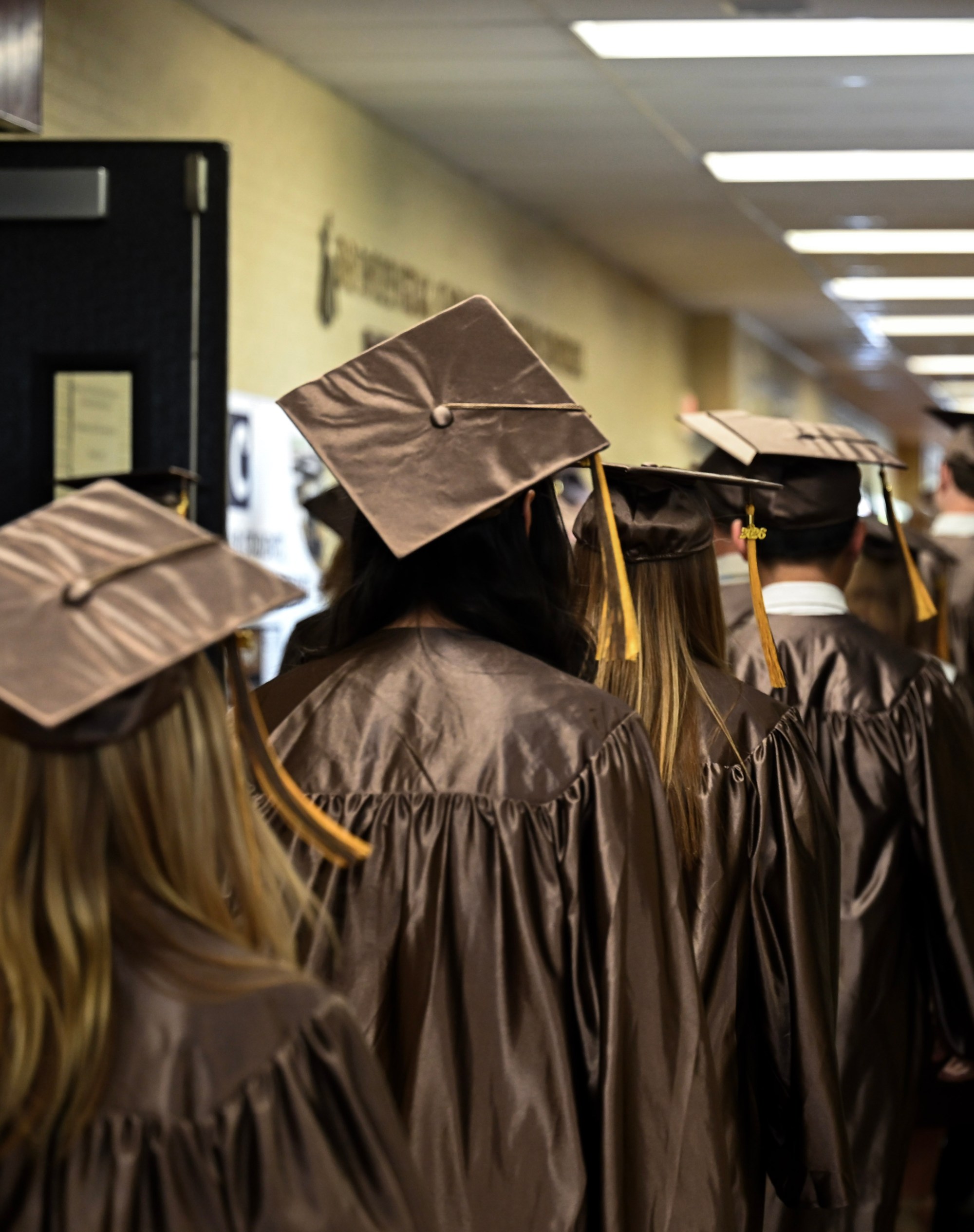 Bethlehem Catholic High School held its graduation Tuesday, June 2, 2026, at the high school auditorium in Bethlehem. Seniors gathered in the gymnasium before lining up to enter the ceremony. (Avery Folmar/The Morning Call)