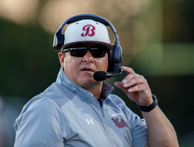 Head coach Vinnie Andrews is looking ot lead Bangor to its first win of the season Friday night at North Schuylkill. (Jane Therese/Special to The Morning Call)