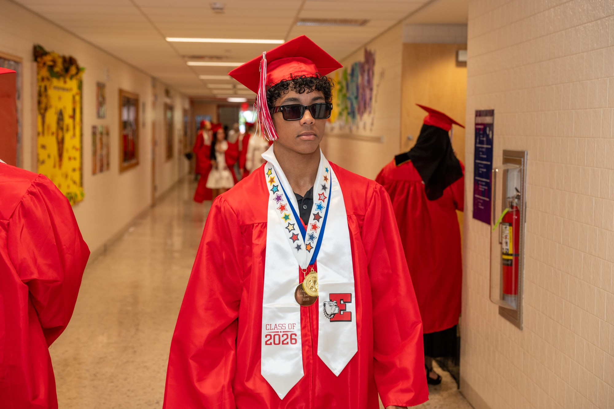 Easton Area High School held its 2026 graduation Tuesday, June 9, at Cottingham Stadium. (Jonathan Broady/Special to The Morning Call)