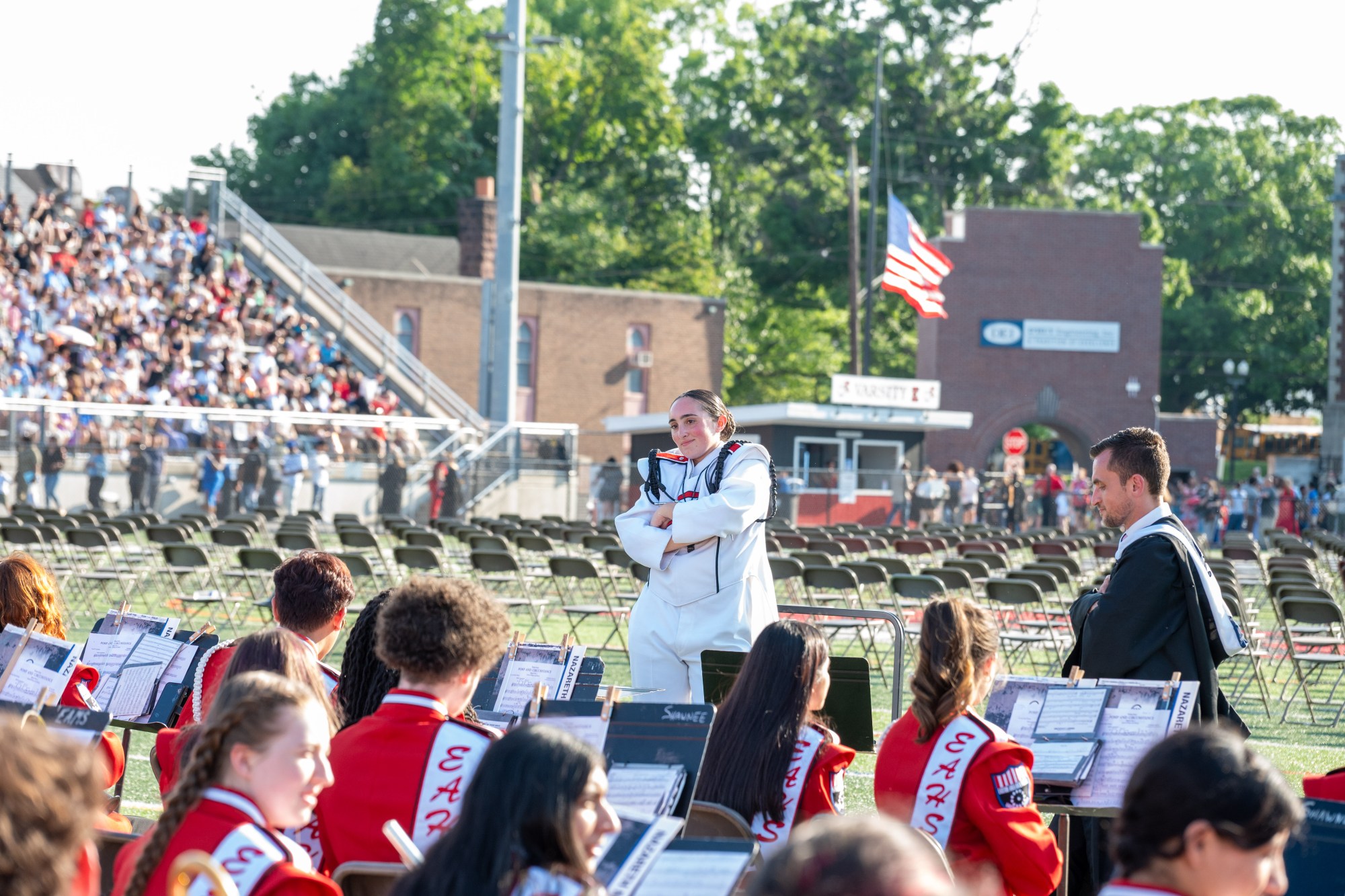 Easton Area High School held its 2026 graduation Tuesday, June 9, at Cottingham Stadium. (Jonathan Broady/Special to The Morning Call)