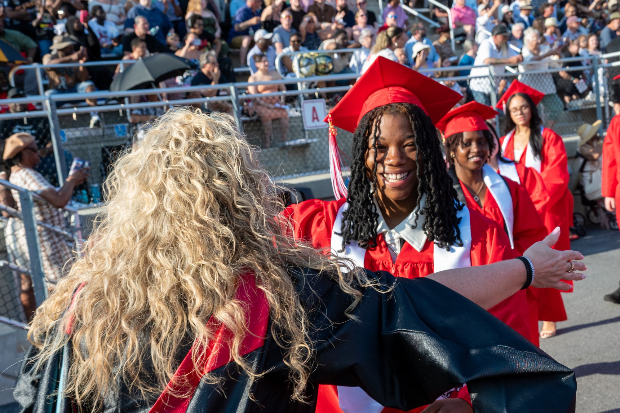 Easton Area High School held its 2026 graduation Tuesday, June 9, at Cottingham Stadium. (Jonathan Broady/Special to The Morning Call)