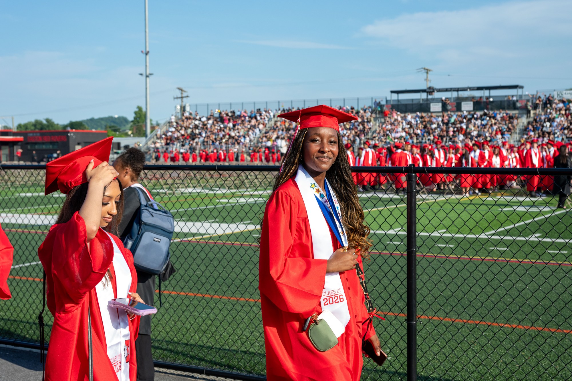 Easton Area High School held its 2026 graduation Tuesday, June 9, at Cottingham Stadium. (Jonathan Broady/Special to The Morning Call)