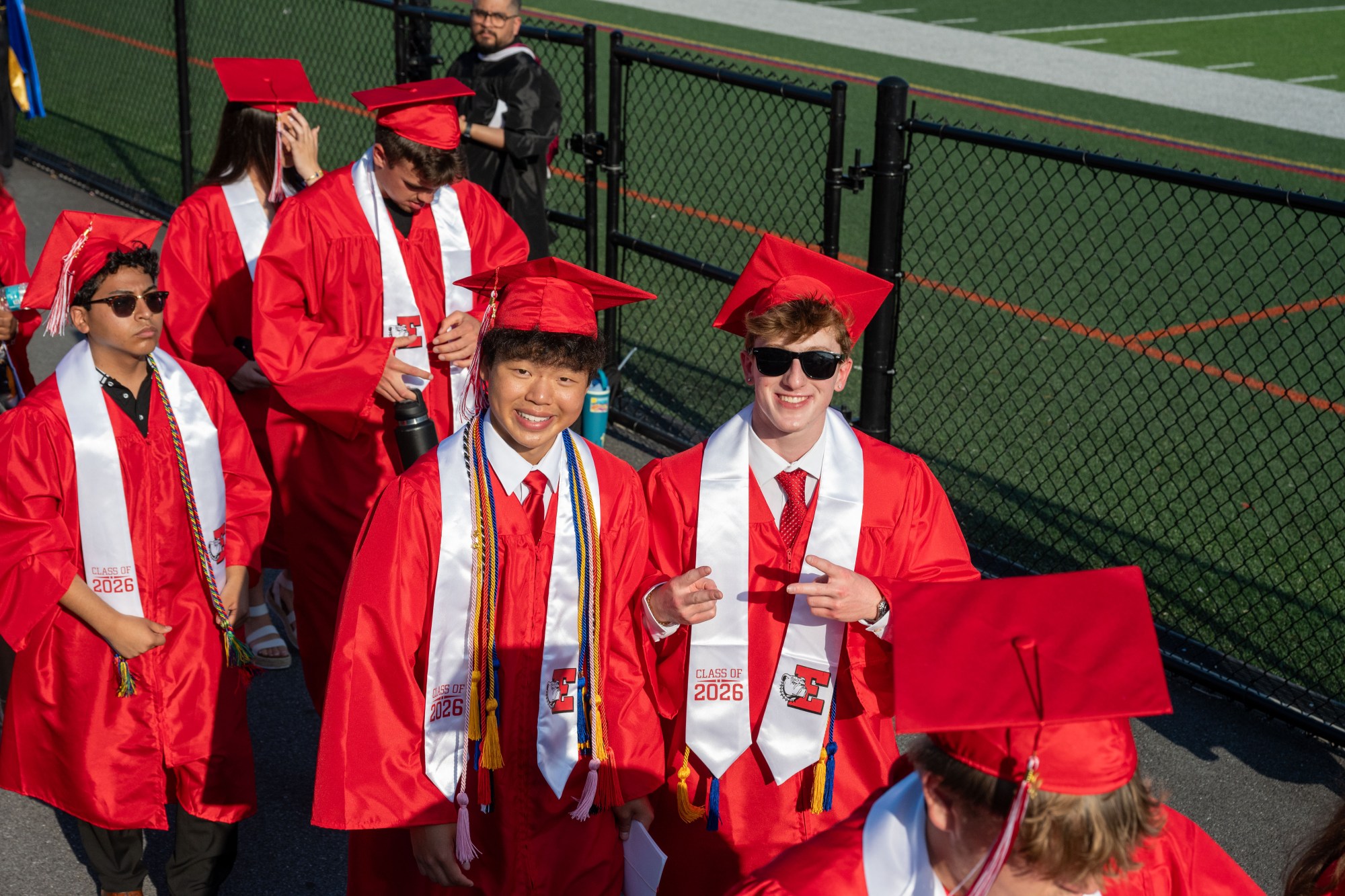 Easton Area High School held its 2026 graduation Tuesday, June 9, at Cottingham Stadium. (Jonathan Broady/Special to The Morning Call)