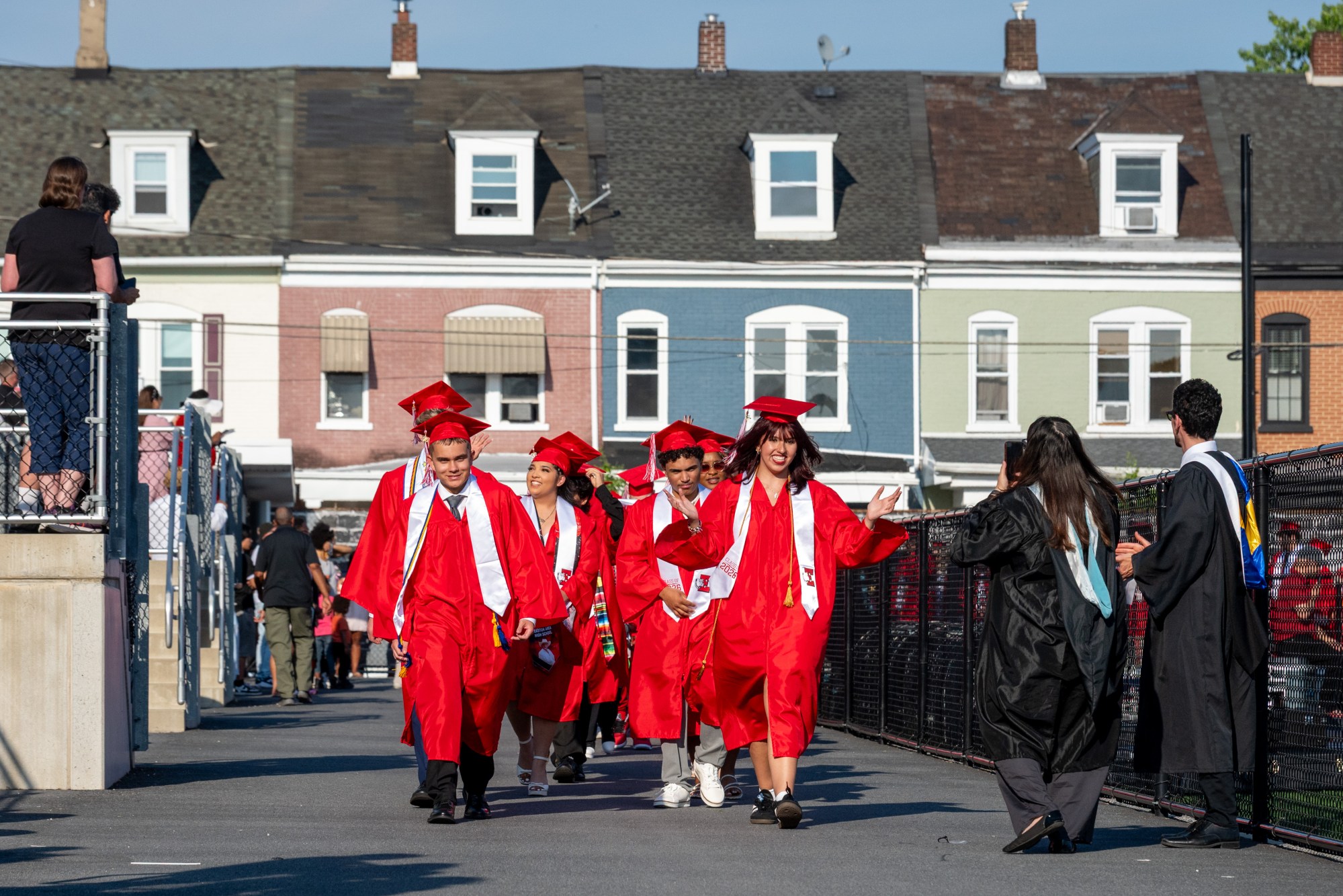Easton Area High School held its 2026 graduation Tuesday, June 9, at Cottingham Stadium. (Jonathan Broady/Special to The Morning Call)