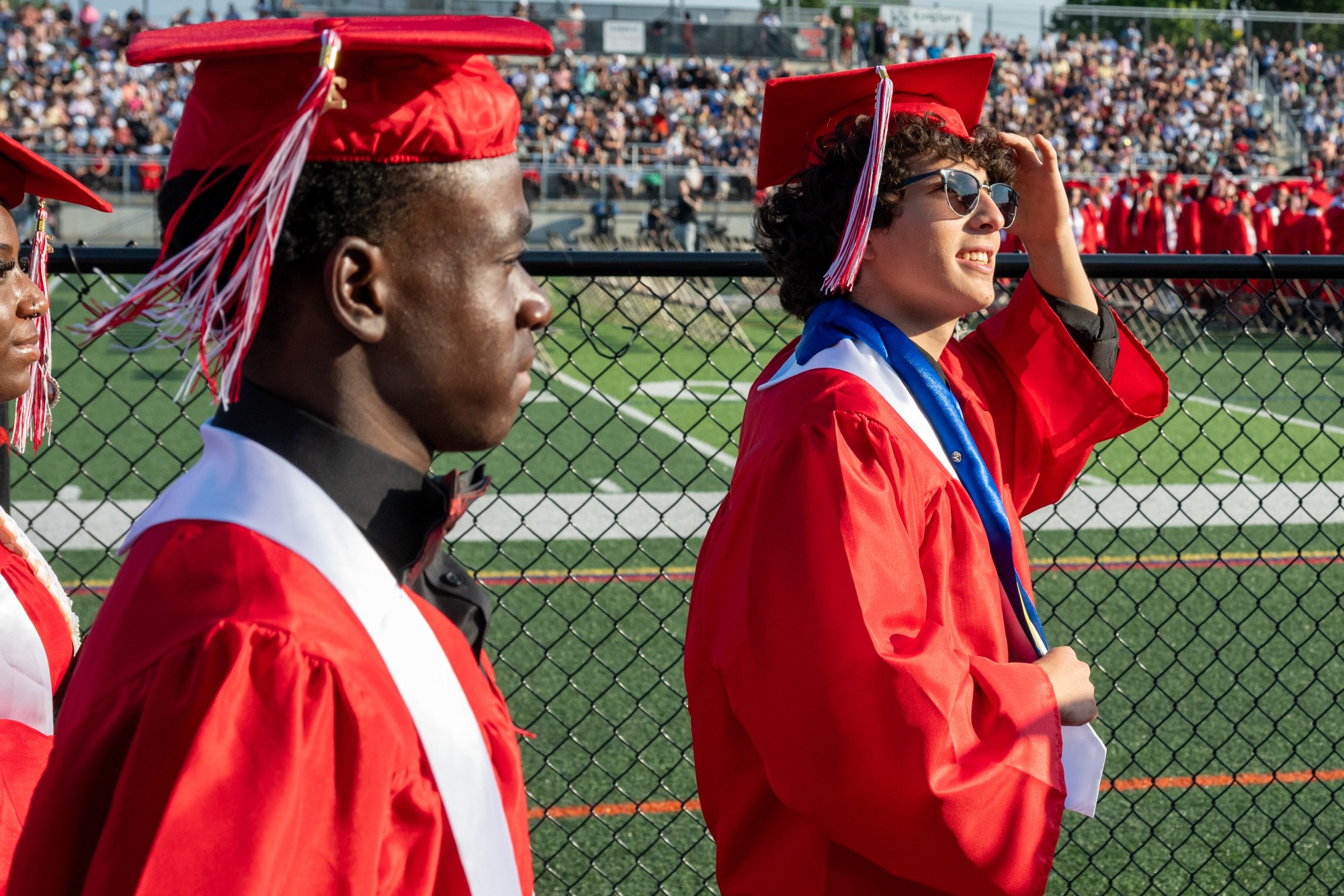 Easton Area High School held its 2026 graduation Tuesday, June 9, at Cottingham Stadium. (Jonathan Broady/Special to The Morning Call)