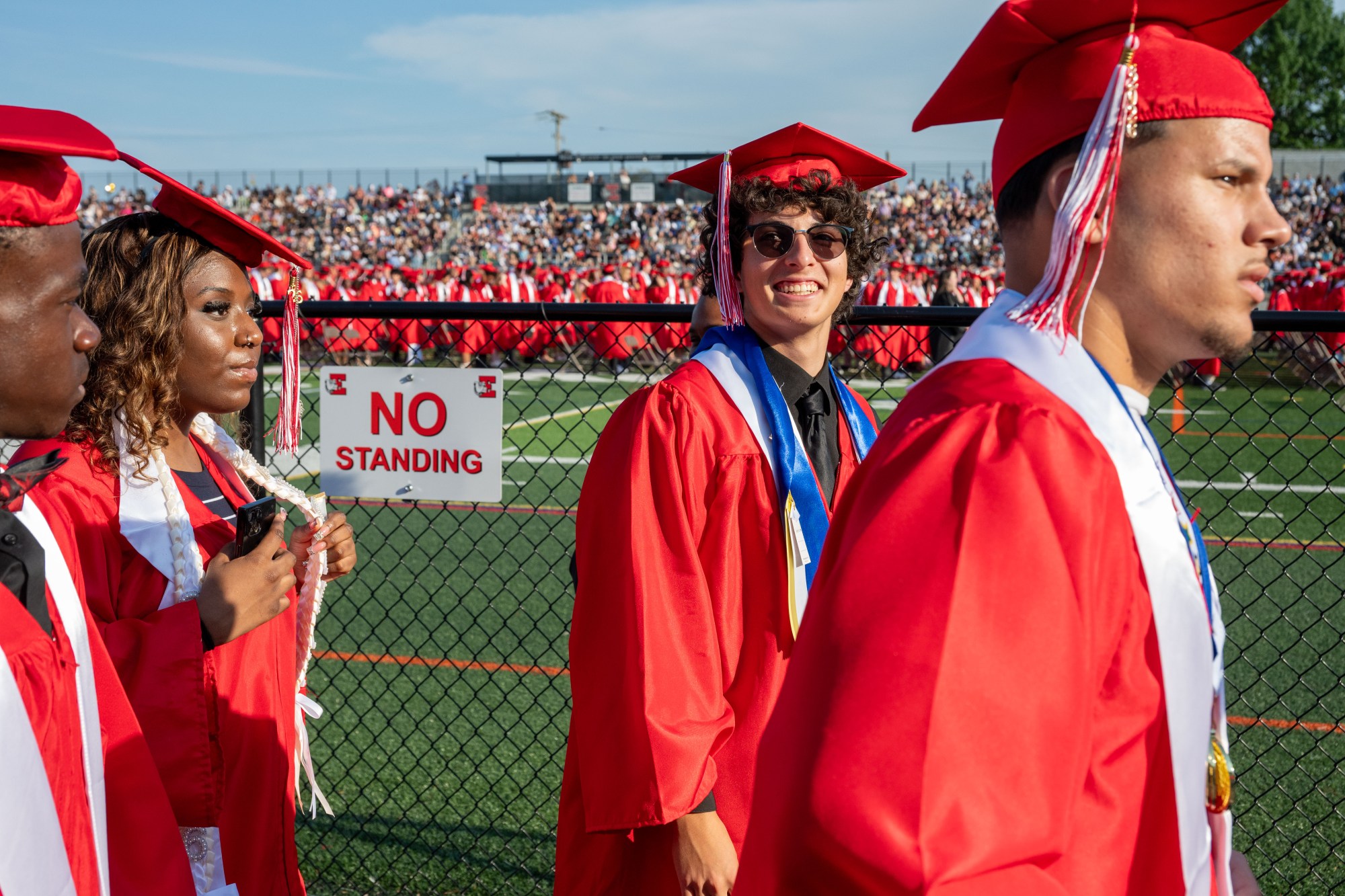 Easton Area High School held its 2026 graduation Tuesday, June 9, at Cottingham Stadium. (Jonathan Broady/Special to The Morning Call)