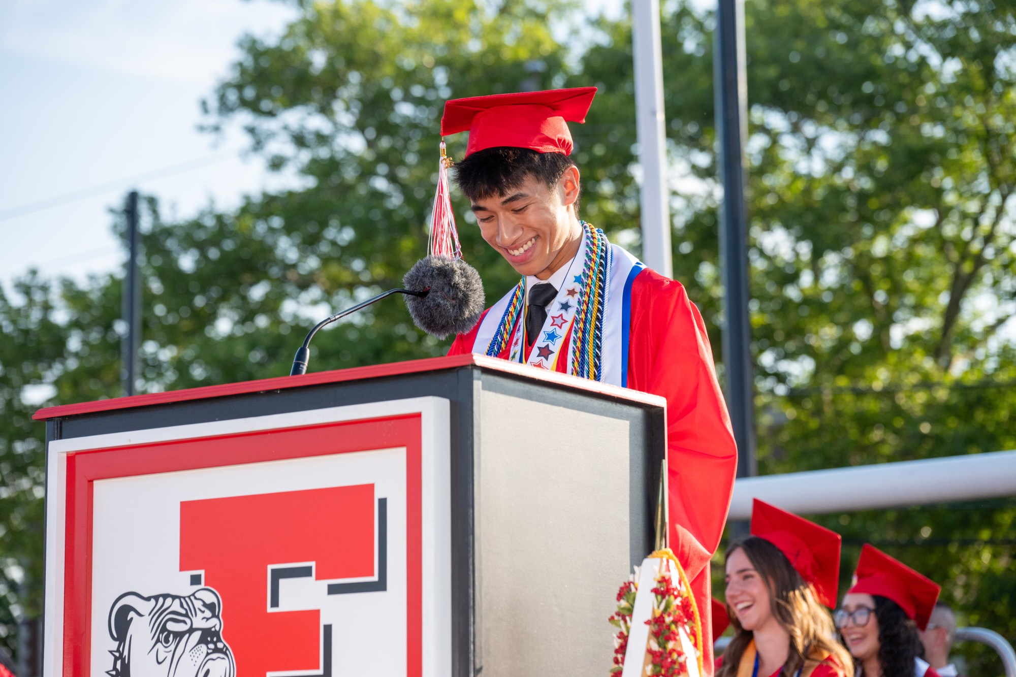 Easton Area High School held its 2026 graduation Tuesday, June 9, at Cottingham Stadium. (Jonathan Broady/Special to The Morning Call)