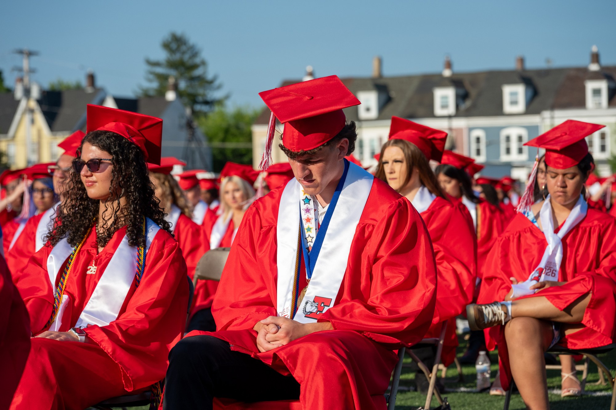 Easton Area High School held its 2026 graduation Tuesday, June 9, at Cottingham Stadium. (Jonathan Broady/Special to The Morning Call)