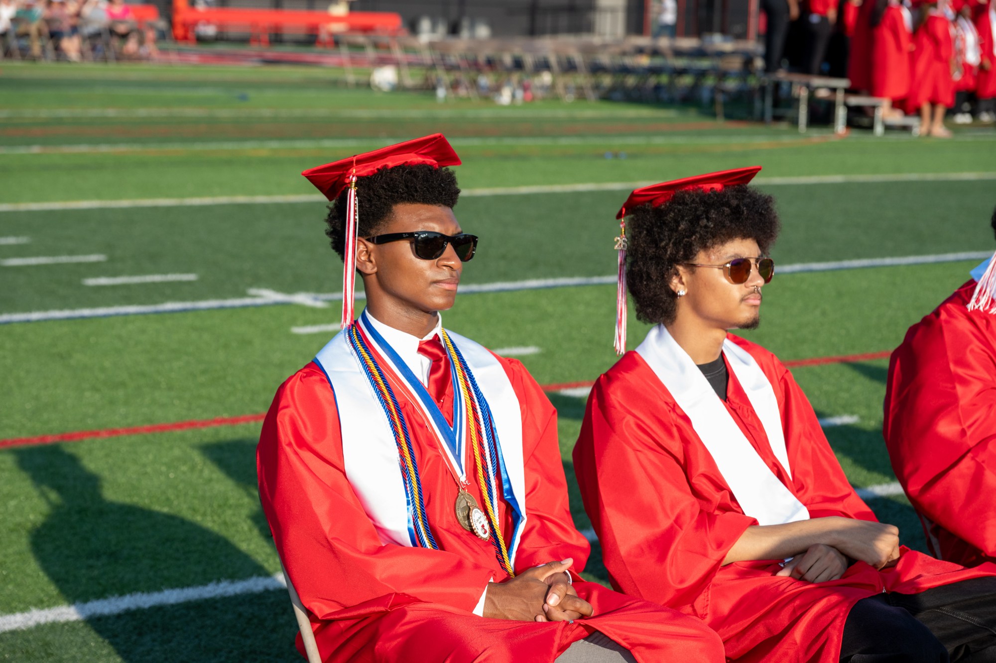Easton Area High School held its 2026 graduation Tuesday, June 9, at Cottingham Stadium. (Jonathan Broady/Special to The Morning Call)