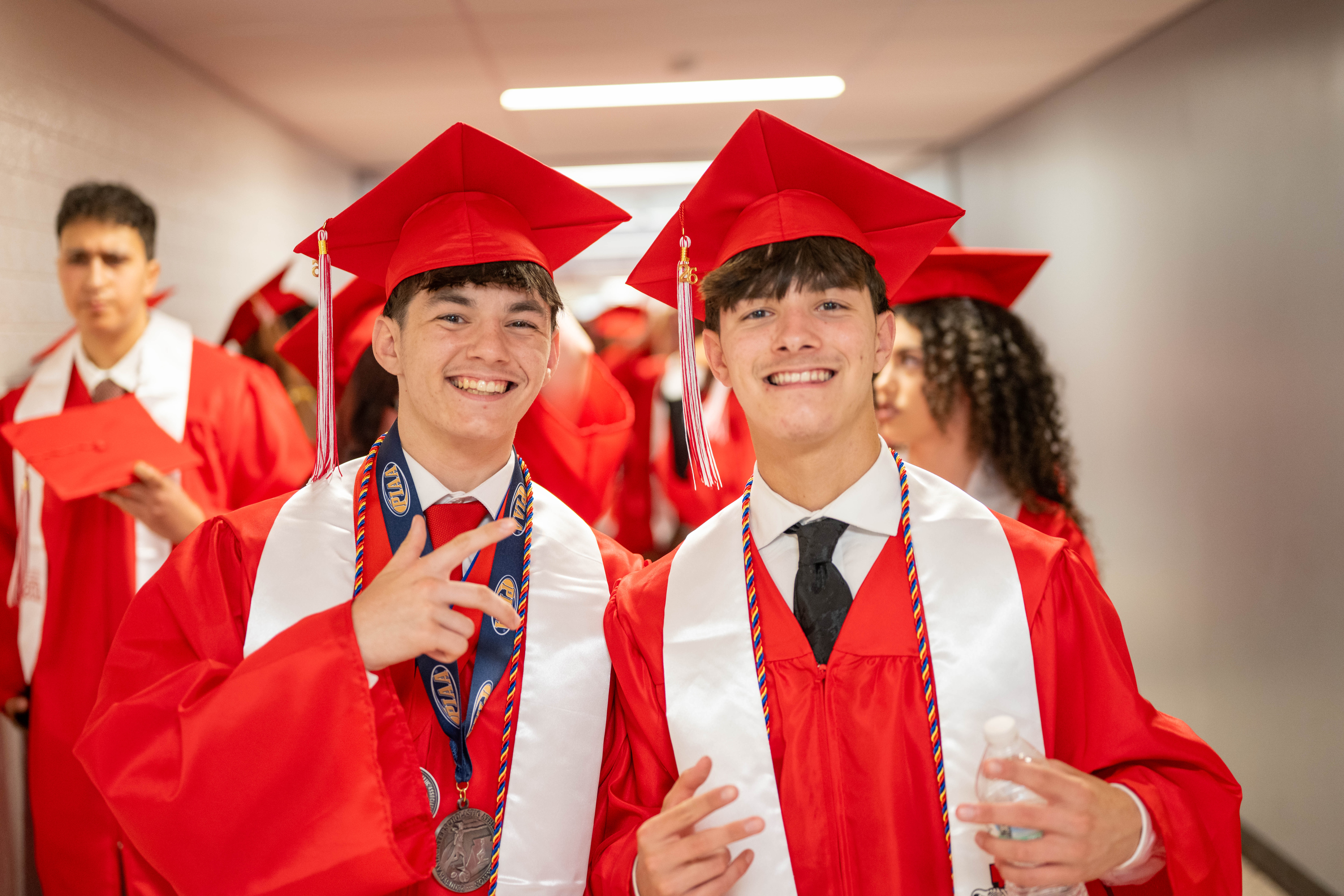 Easton Area High School held its 2026 graduation Tuesday, June 9, at Cottingham Stadium. (Jonathan Broady/Special to The Morning Call)