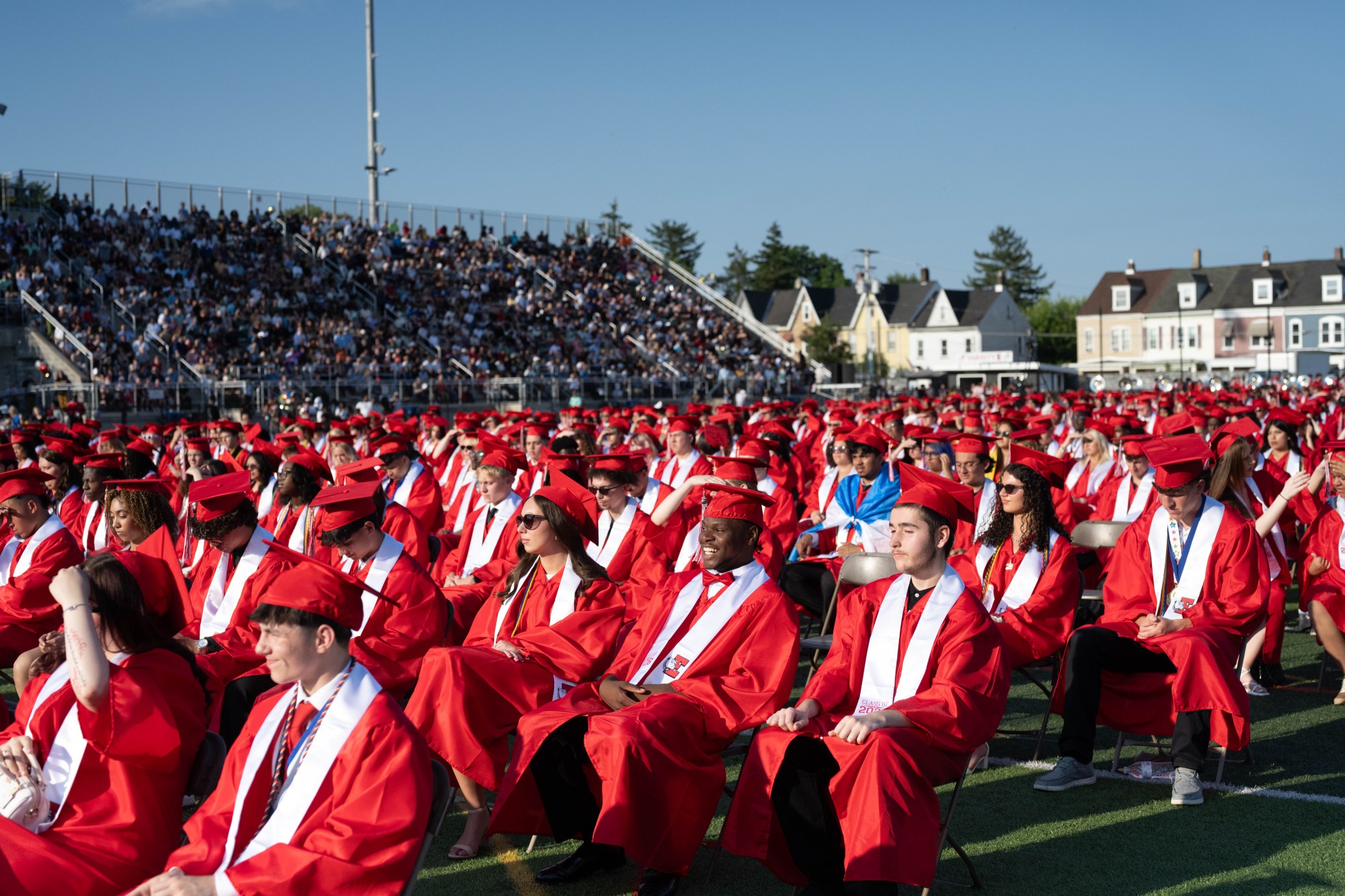 Easton Area High School held its 2026 graduation Tuesday, June 9, at Cottingham Stadium. (Jonathan Broady/Special to The Morning Call)