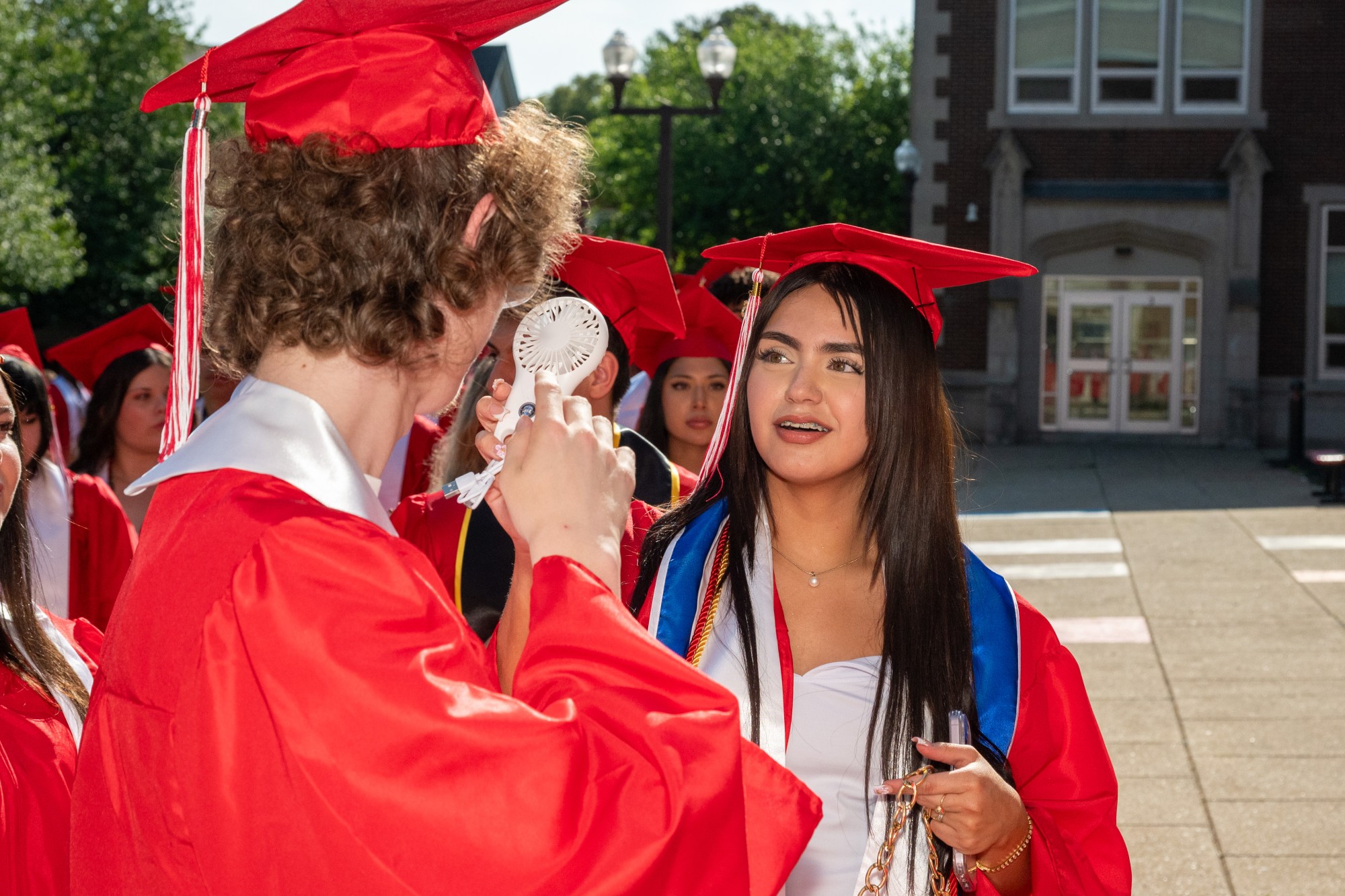 Easton Area High School held its 2026 graduation Tuesday, June 9, at Cottingham Stadium. (Jonathan Broady/Special to The Morning Call)
