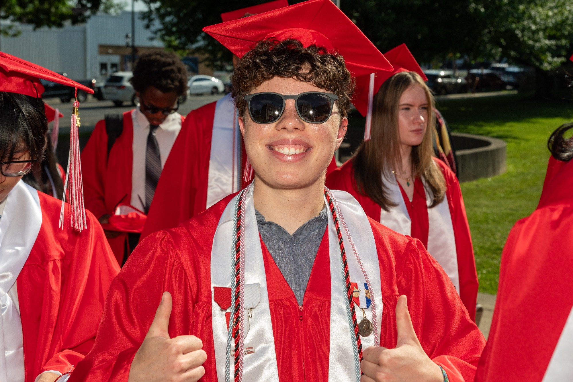 Easton Area High School held its 2026 graduation Tuesday, June 9, at Cottingham Stadium. (Jonathan Broady/Special to The Morning Call)