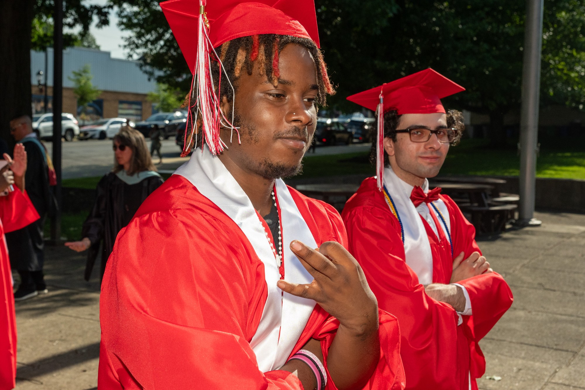 Easton Area High School held its 2026 graduation Tuesday, June 9, at Cottingham Stadium. (Jonathan Broady/Special to The Morning Call)