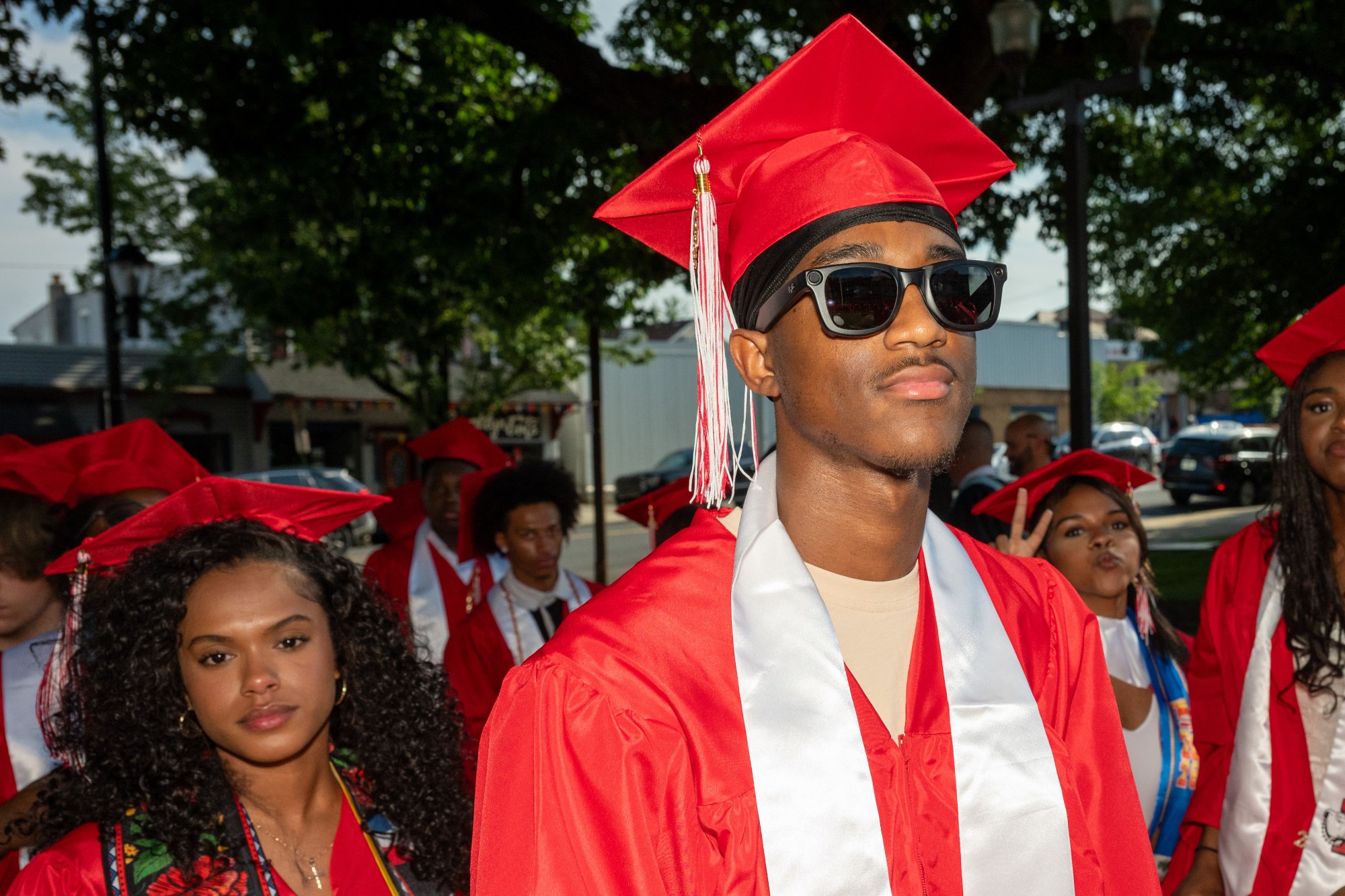 Easton Area High School held its 2026 graduation Tuesday, June 9, at Cottingham Stadium. (Jonathan Broady/Special to The Morning Call)