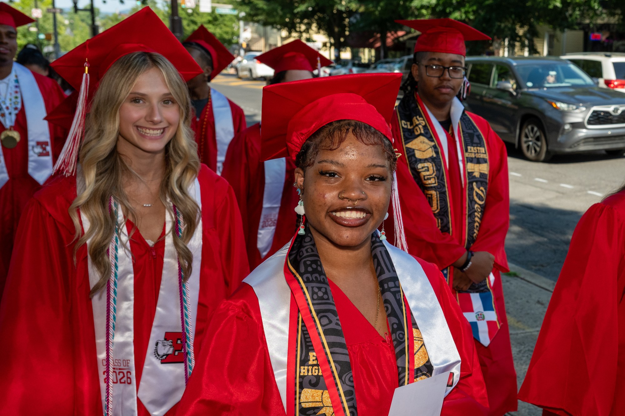 Easton Area High School held its 2026 graduation Tuesday, June 9, at Cottingham Stadium. (Jonathan Broady/Special to The Morning Call)