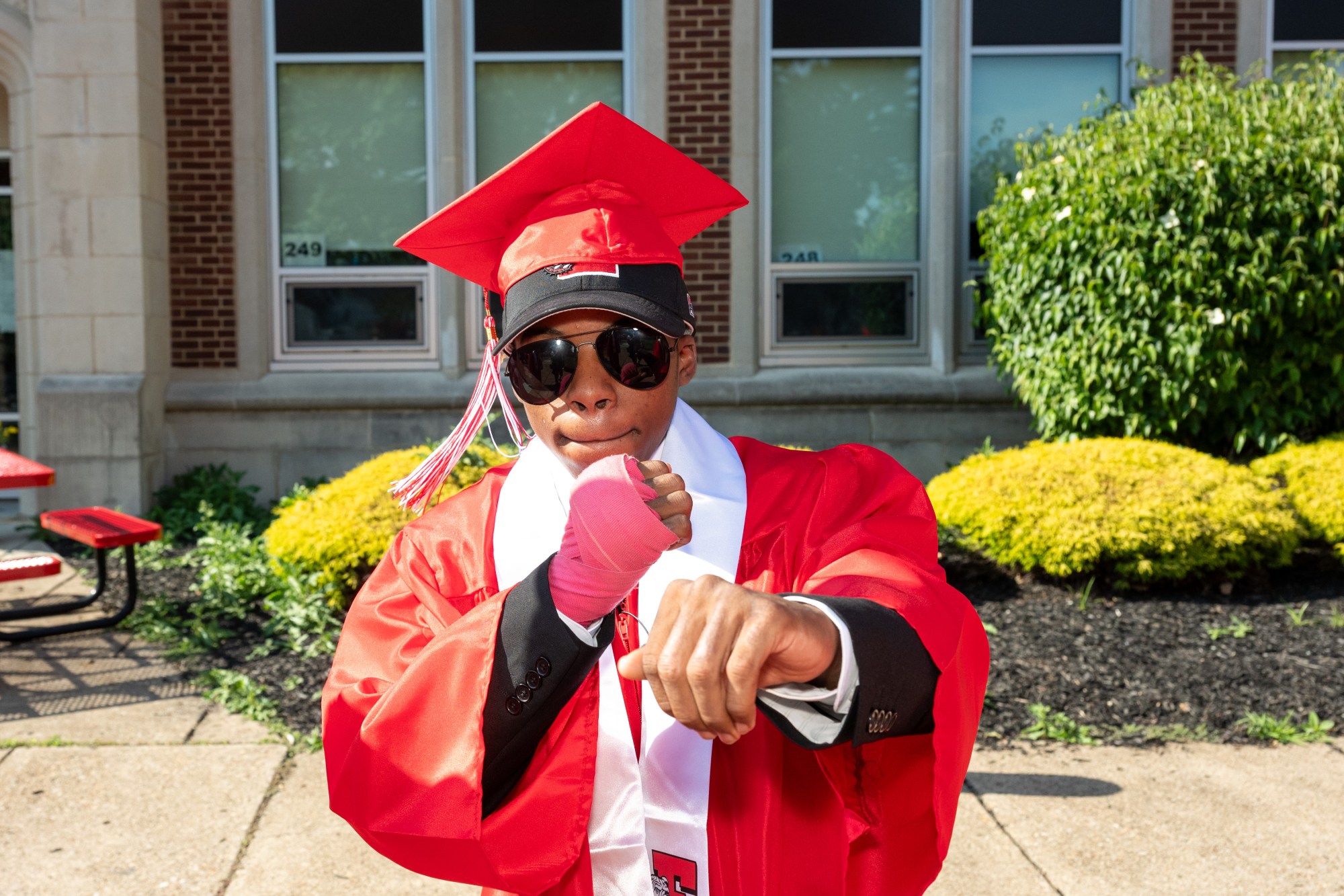 Easton Area High School held its 2026 graduation Tuesday, June 9, at Cottingham Stadium. (Jonathan Broady/Special to The Morning Call)