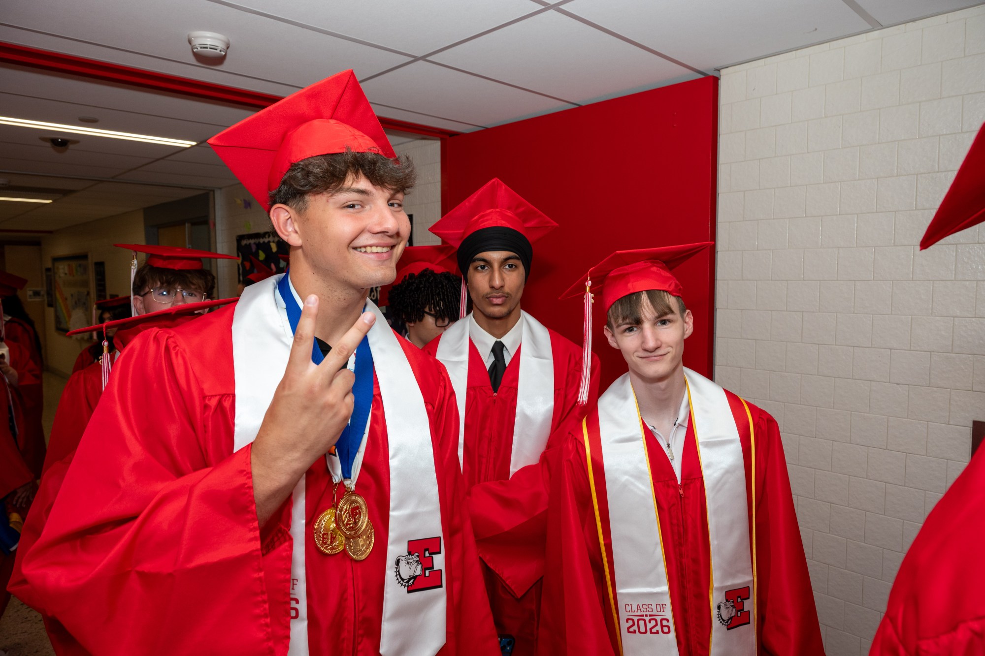 Easton Area High School held its 2026 graduation Tuesday, June 9, at Cottingham Stadium. (Jonathan Broady/Special to The Morning Call)