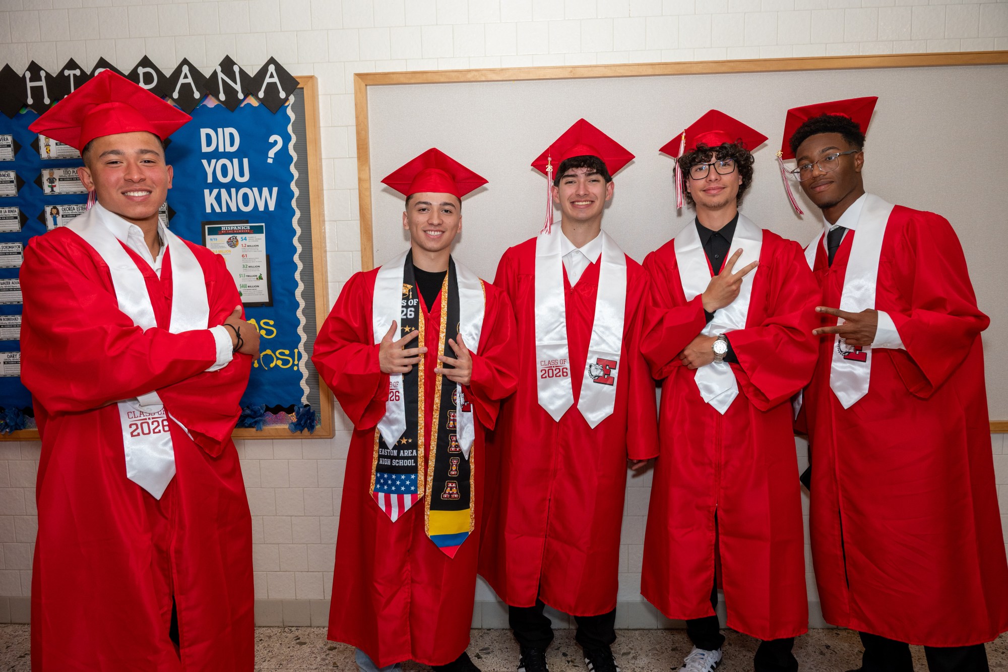 Easton Area High School held its 2026 graduation Tuesday, June 9, at Cottingham Stadium. (Jonathan Broady/Special to The Morning Call)