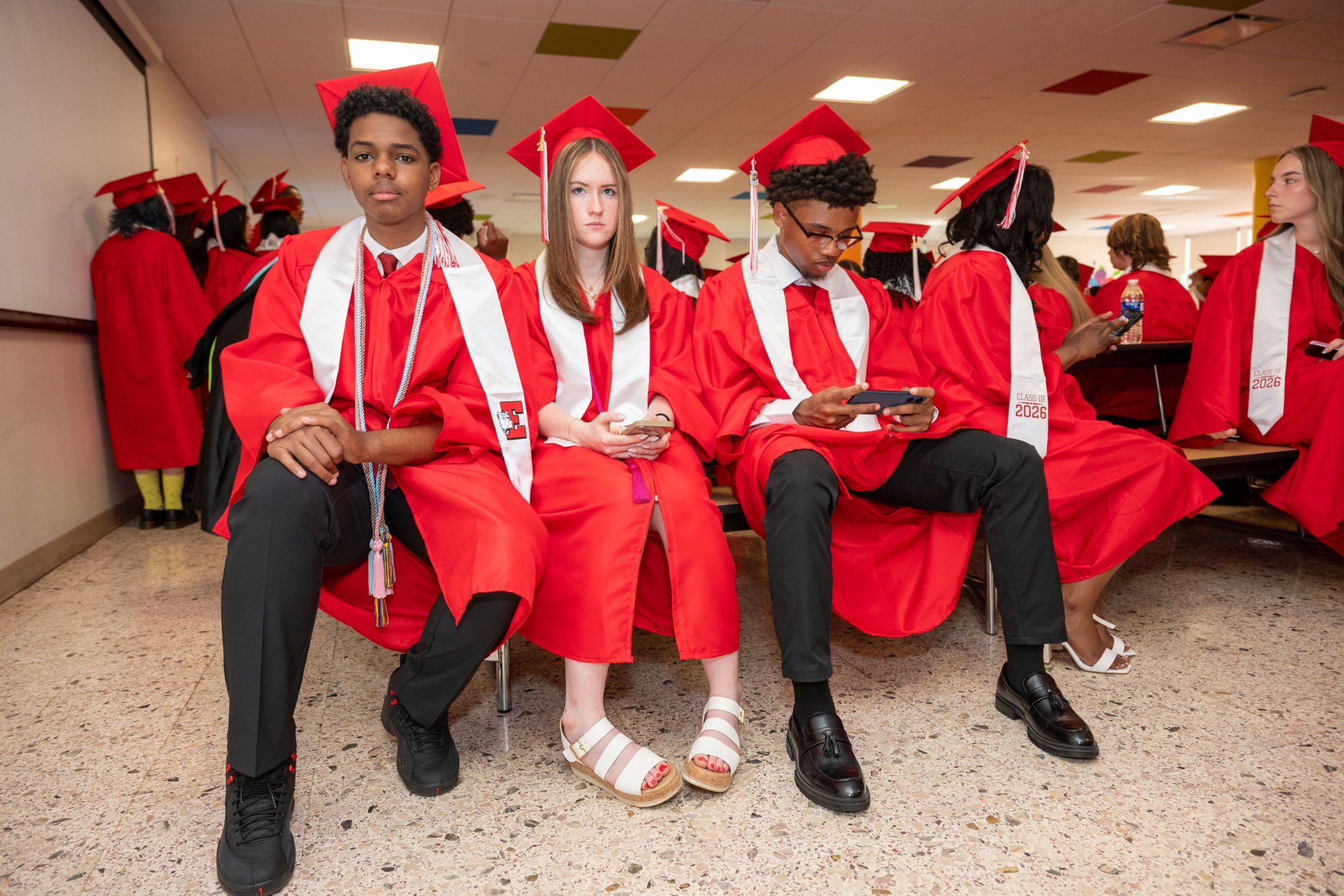 Easton Area High School held its 2026 graduation Tuesday, June 9, at Cottingham Stadium. (Jonathan Broady/Special to The Morning Call)