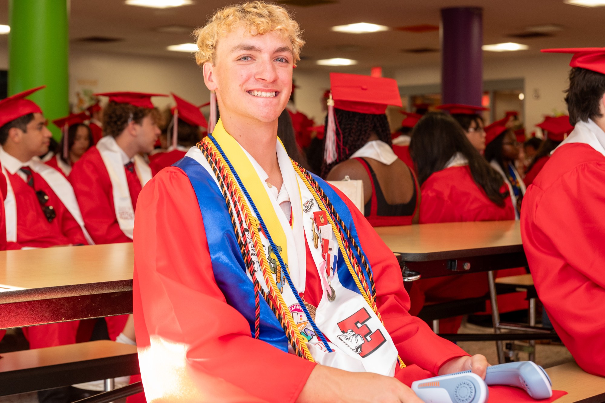 Easton Area High School held its 2026 graduation Tuesday, June 9, at Cottingham Stadium. (Jonathan Broady/Special to The Morning Call)