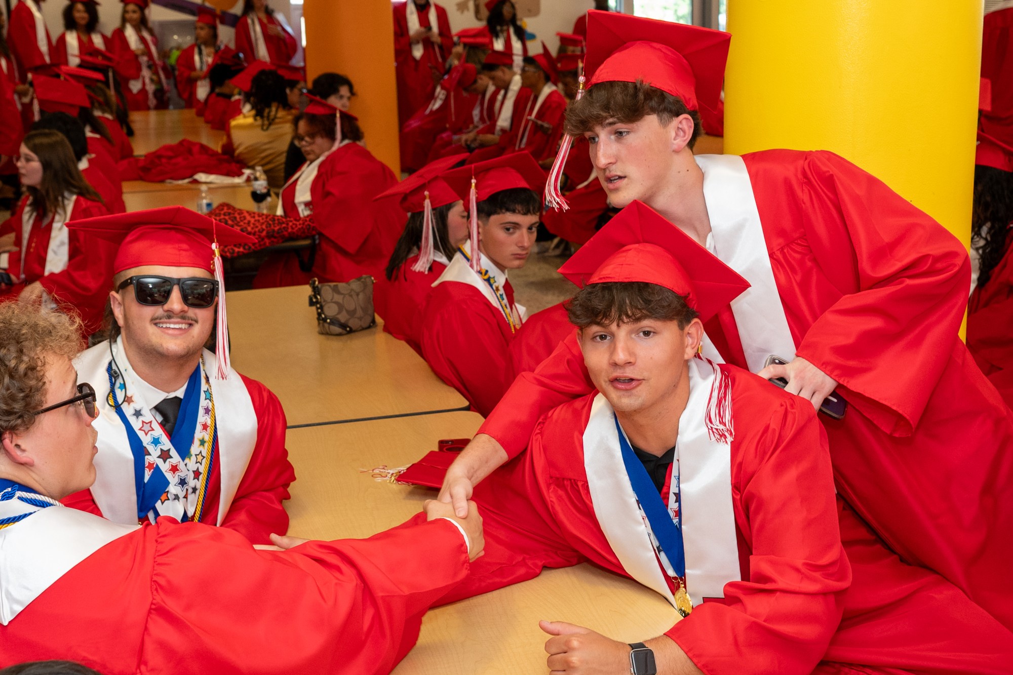 Easton Area High School held its 2026 graduation Tuesday, June 9, at Cottingham Stadium. (Jonathan Broady/Special to The Morning Call)