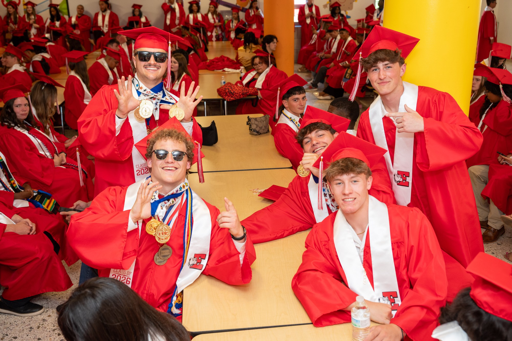 Easton Area High School held its 2026 graduation Tuesday, June 9, at Cottingham Stadium. (Jonathan Broady/Special to The Morning Call)