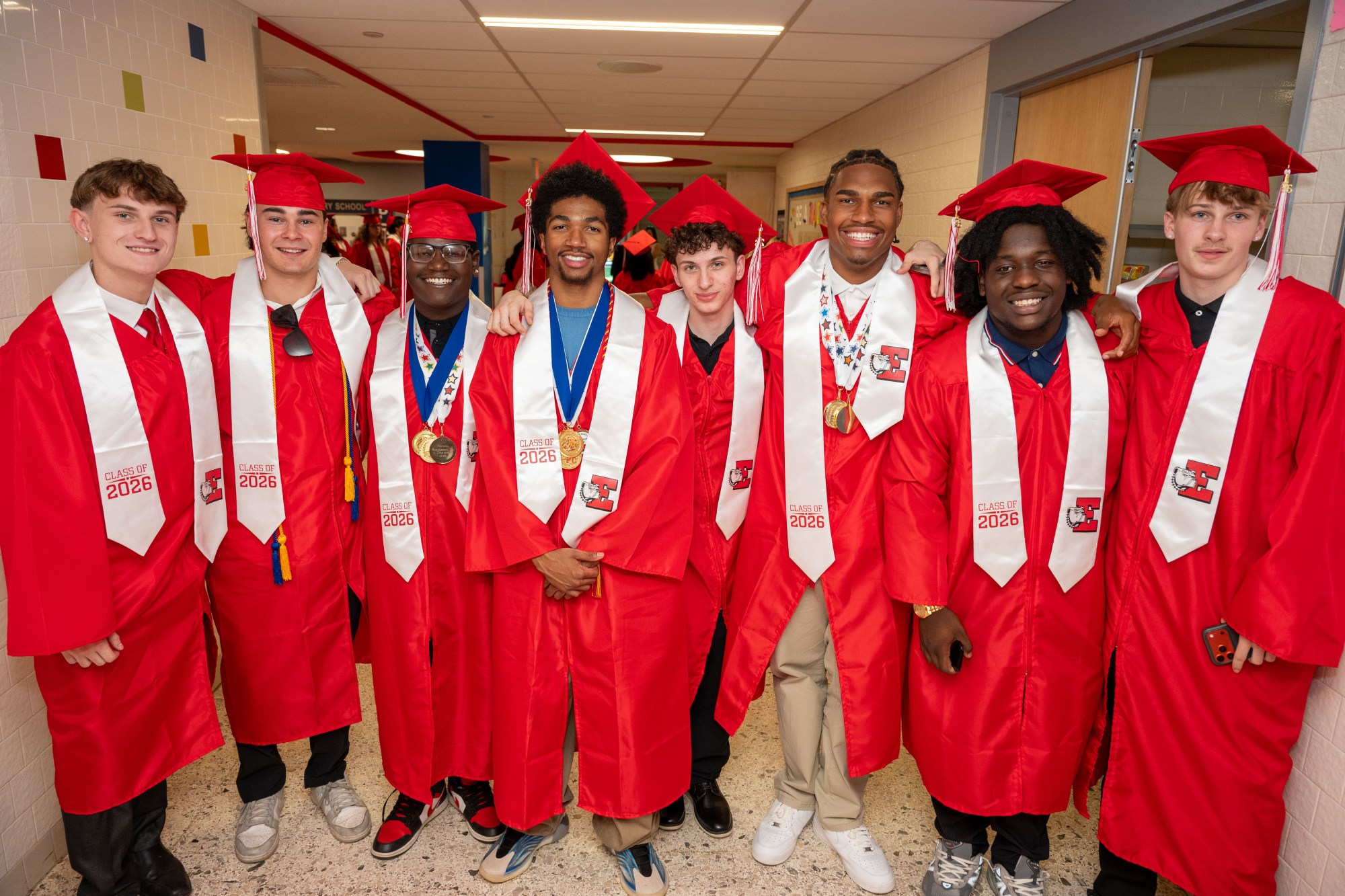 Easton Area High School held its 2026 graduation Tuesday, June 9, at Cottingham Stadium. (Jonathan Broady/Special to The Morning Call)