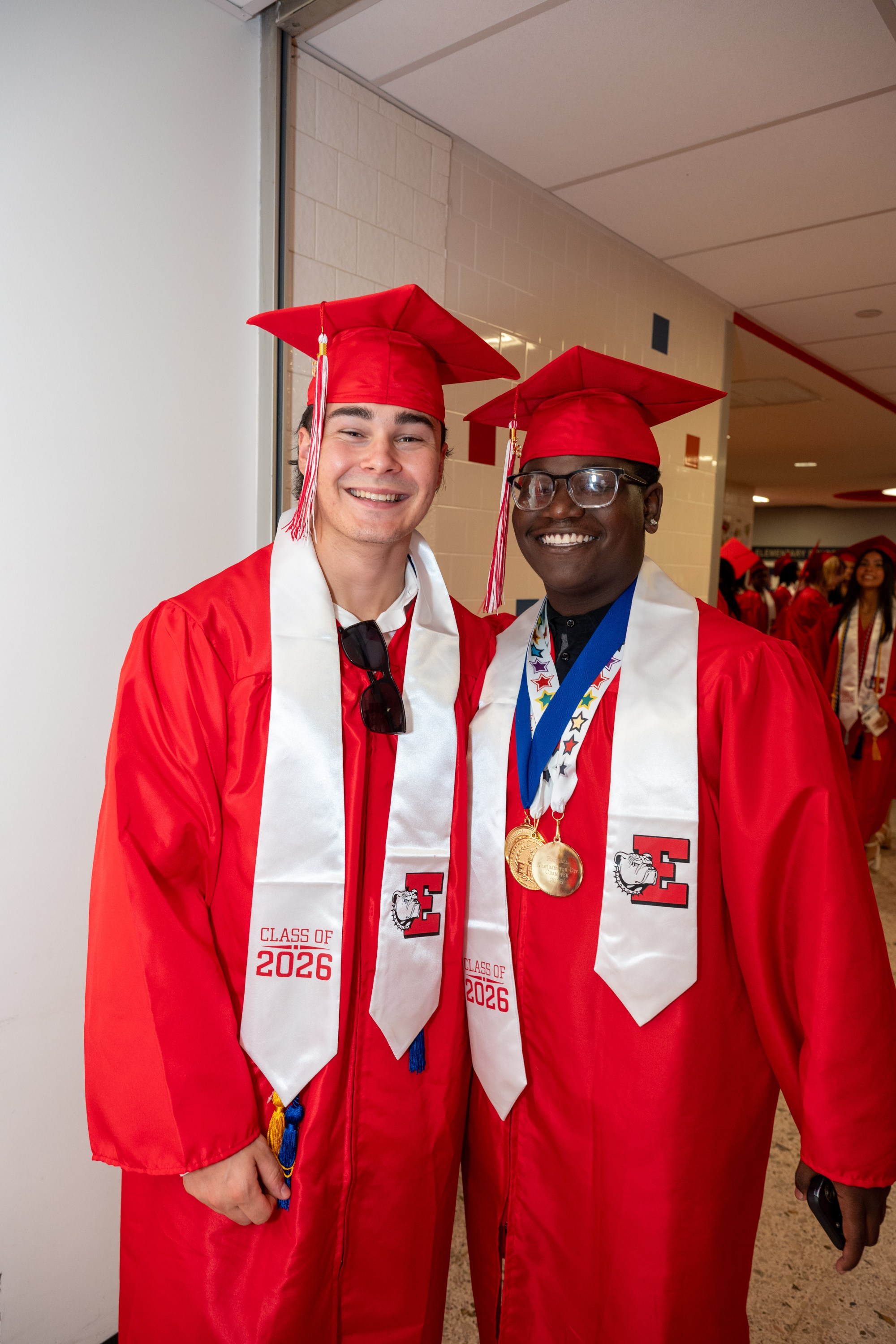 Easton Area High School held its 2026 graduation Tuesday, June 9, at Cottingham Stadium. (Jonathan Broady/Special to The Morning Call)