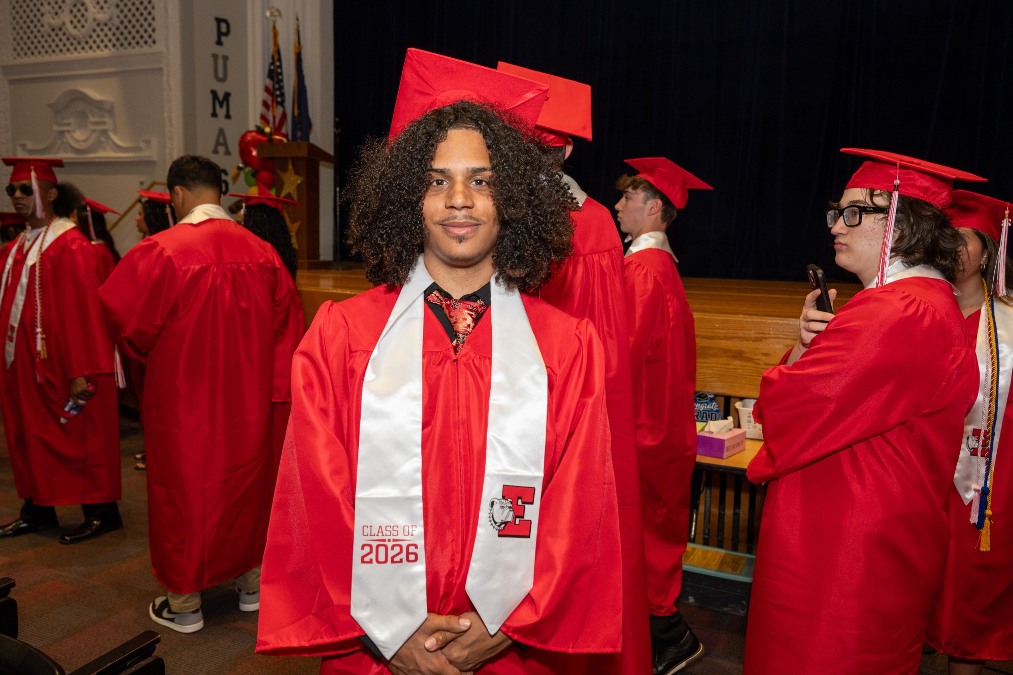 Easton Area High School held its 2026 graduation Tuesday, June 9, at Cottingham Stadium. (Jonathan Broady/Special to The Morning Call)